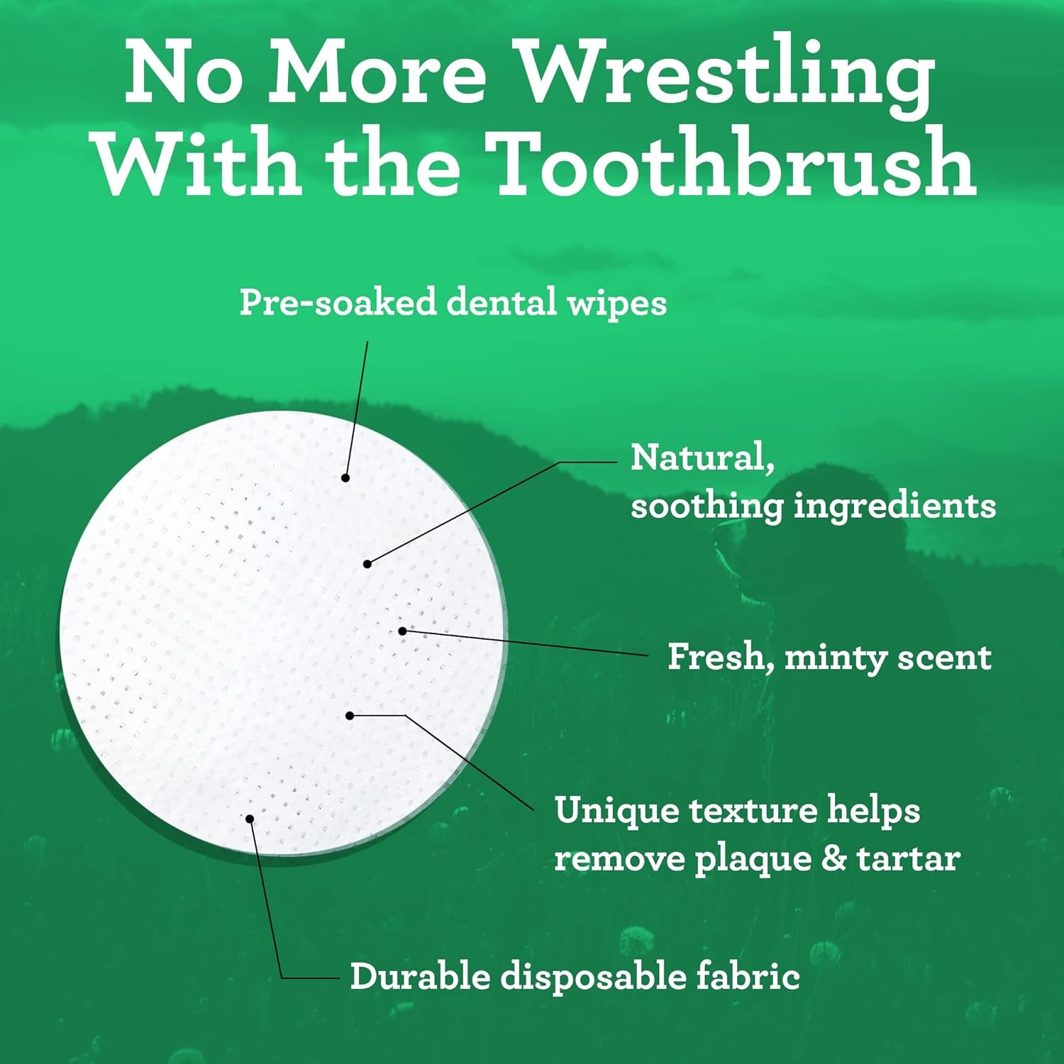 VetPro Complete Advanced Dog Dental Wipes, 50 Count, Easy Teeth Cleaner for Dogs and Cats with Peppermint and Spearmint, Freshens Breath, Reduces Tartar - Image 6