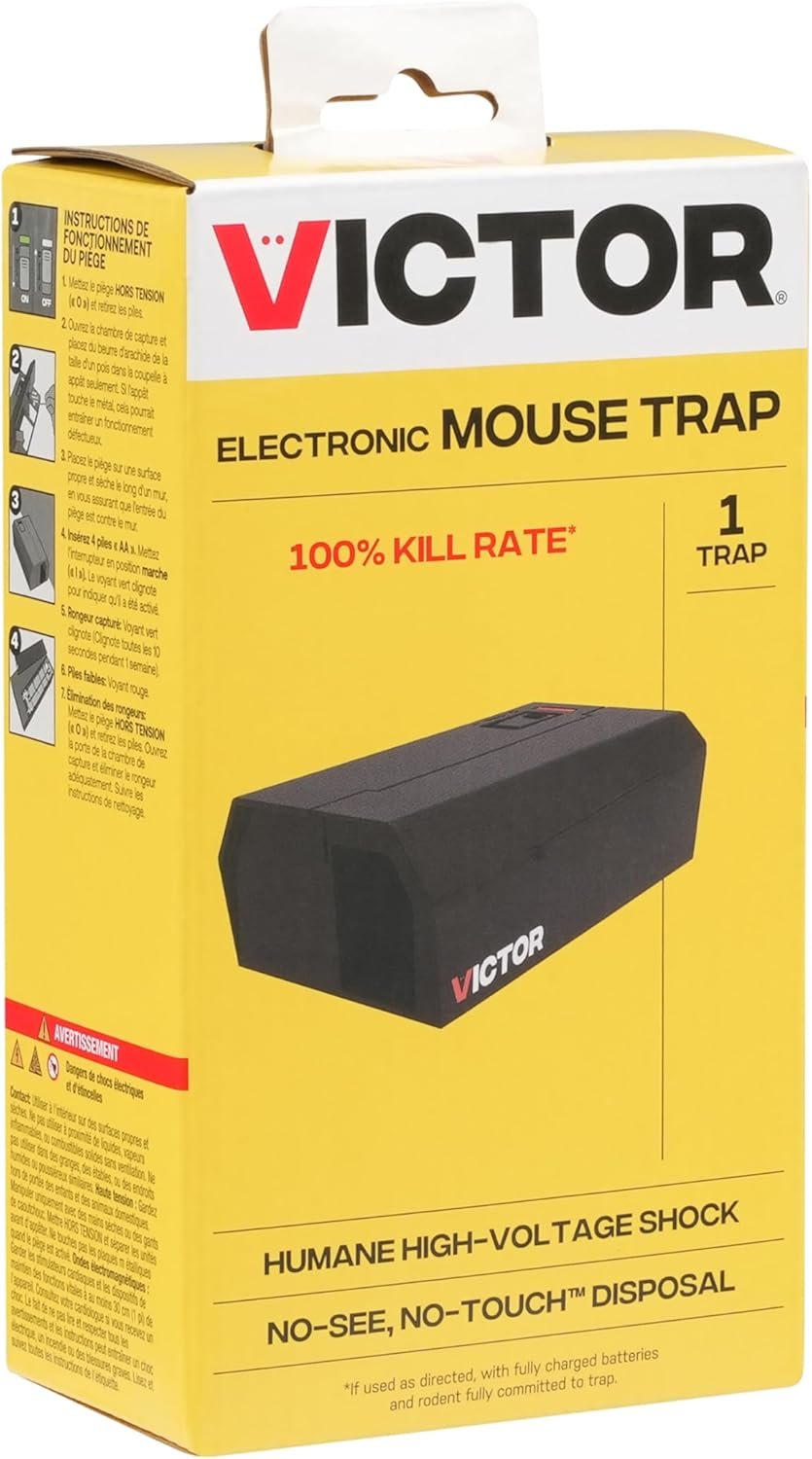 Victor M250B Indoor Electronic Humane Mouse Trap - No Touch, No See Electric Mouse Trap - Image 21