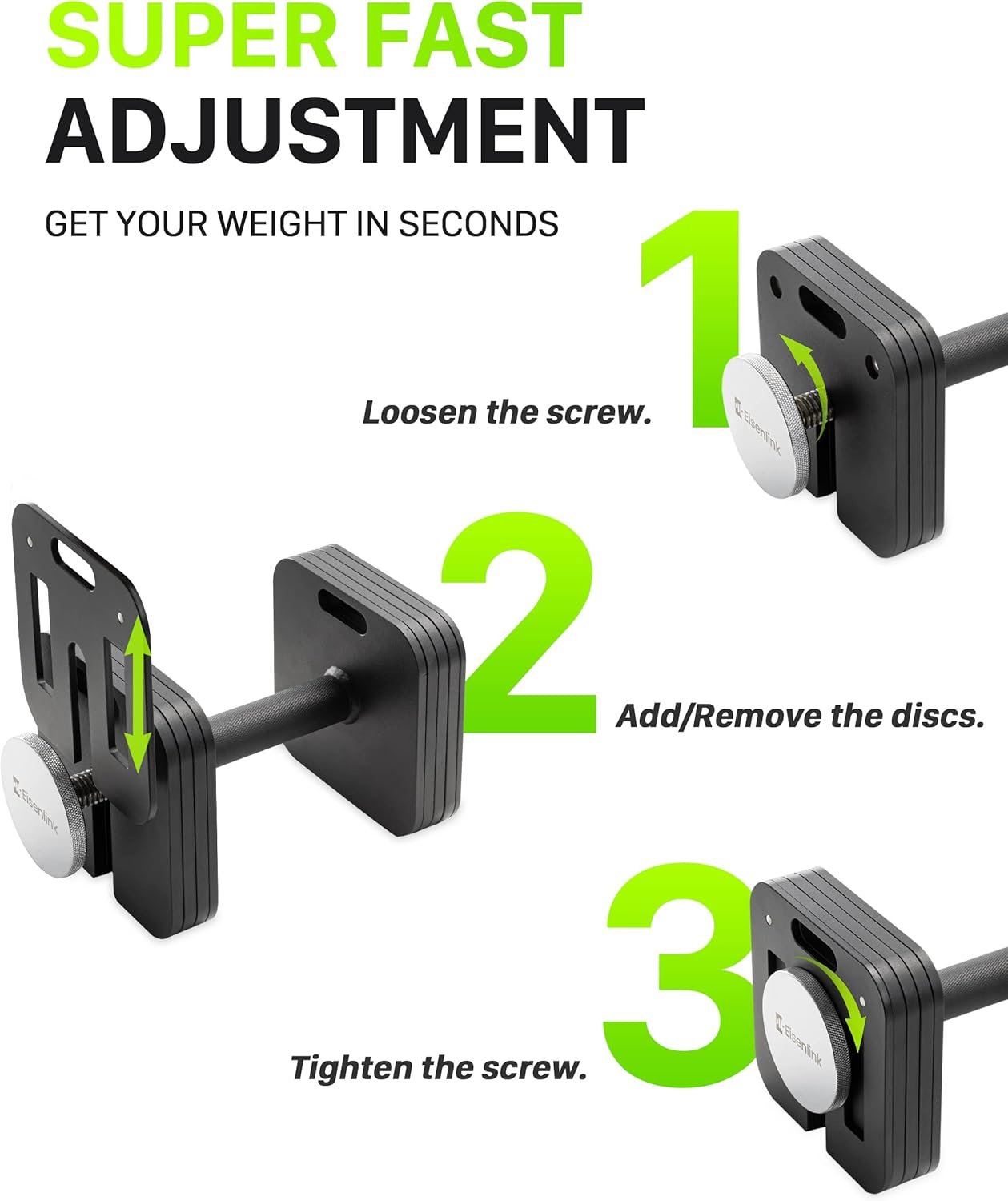 Adjustable Dumbbell Set, 10-50/80lb, 5lb Increments, Quick-Lock Square Weight Dumbbells for Home Gym Fitness (50/80lb×2) - Image 4