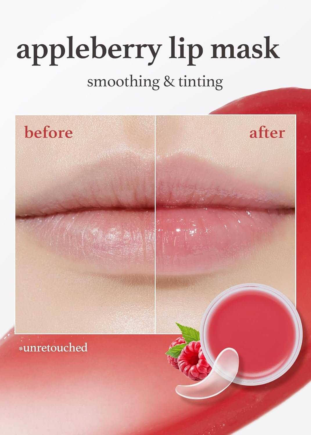 NOONI Korean Lip Butter Melting Balm (Appleberry) Lip Mask, Stocking Stuffers, with Shea Butter and Vitamins | Hydrating, Nourishing, Lip Balm, Soothing, Moisturizing, Softening, Korean Skincare - Image 4