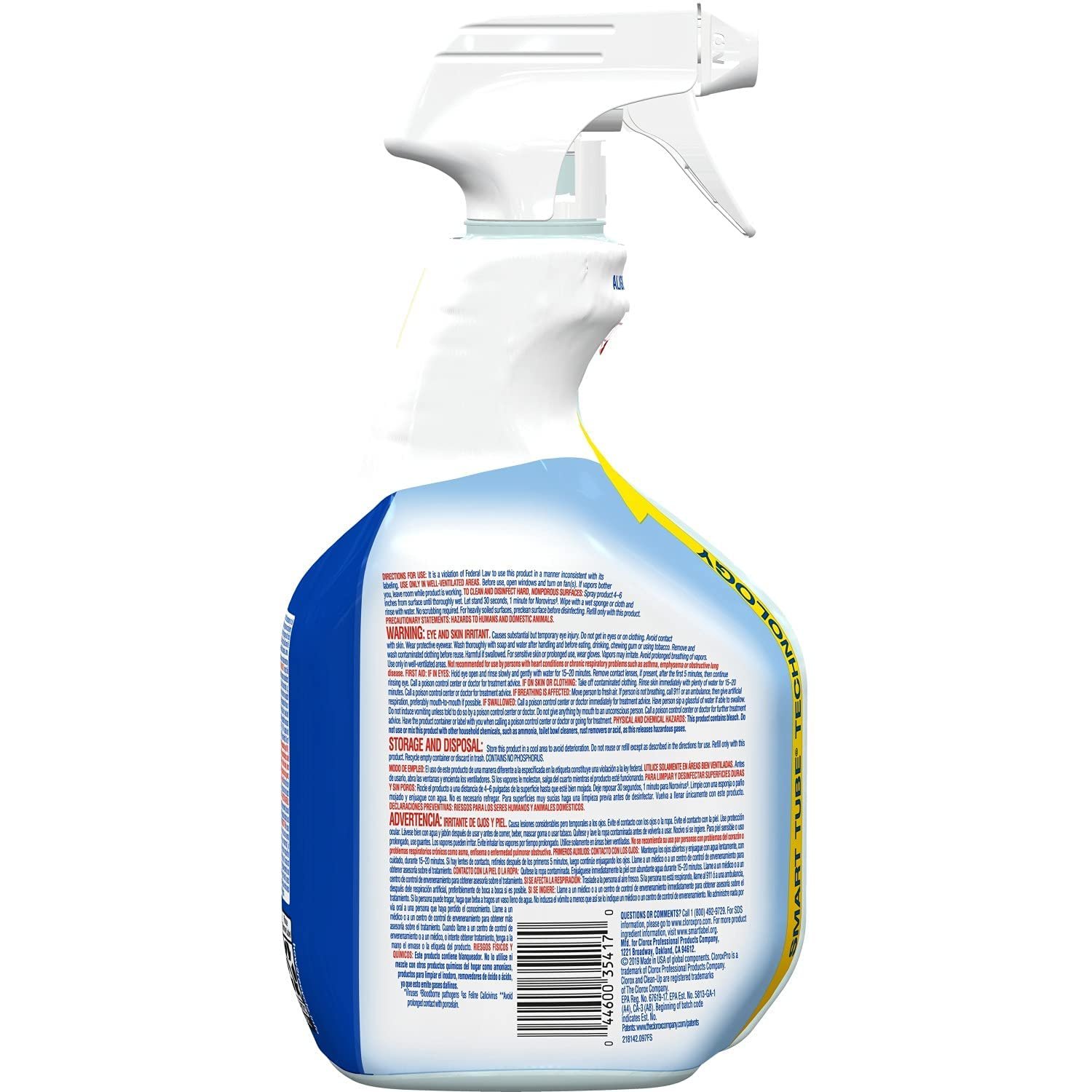 CloroxPro Clorox Clean-Up Disinfectant Cleaner with Bleach Spray, Clorox Disinfecting Cleaning, Healthcare Cleaning and Industrial Cleaning, 32 Ounces (Package May Vary) - 35417 (Pack of 2) - Image 7
