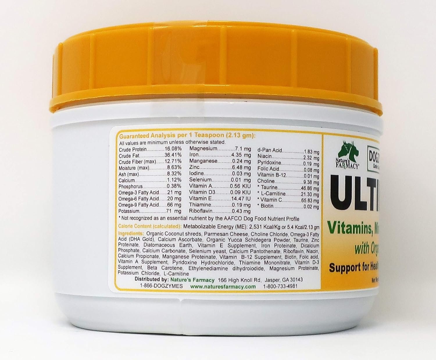 Dogzymes Ultimate Skin and Coat with Algal Oil and Organic Coconut (1 Pound) - Image 3