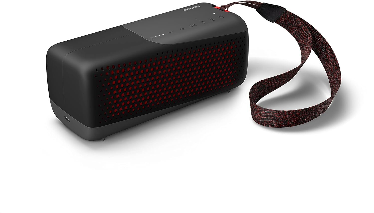 PHILIPS S4807 Outdoors Wireless Bluetooth Speaker with Stereo Pairing and Bluetooth Multipoint Connection, IP67 Waterproof, Gray - Image 2