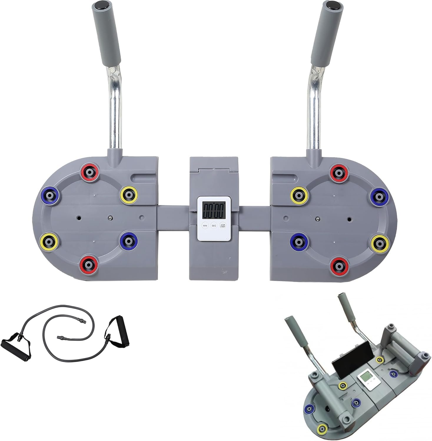 Push Up Board Set Perfect Home Workout Excersing Equipment At Home Pushup Bar System Portable Gym Abdominal Board Work Out - Image 2