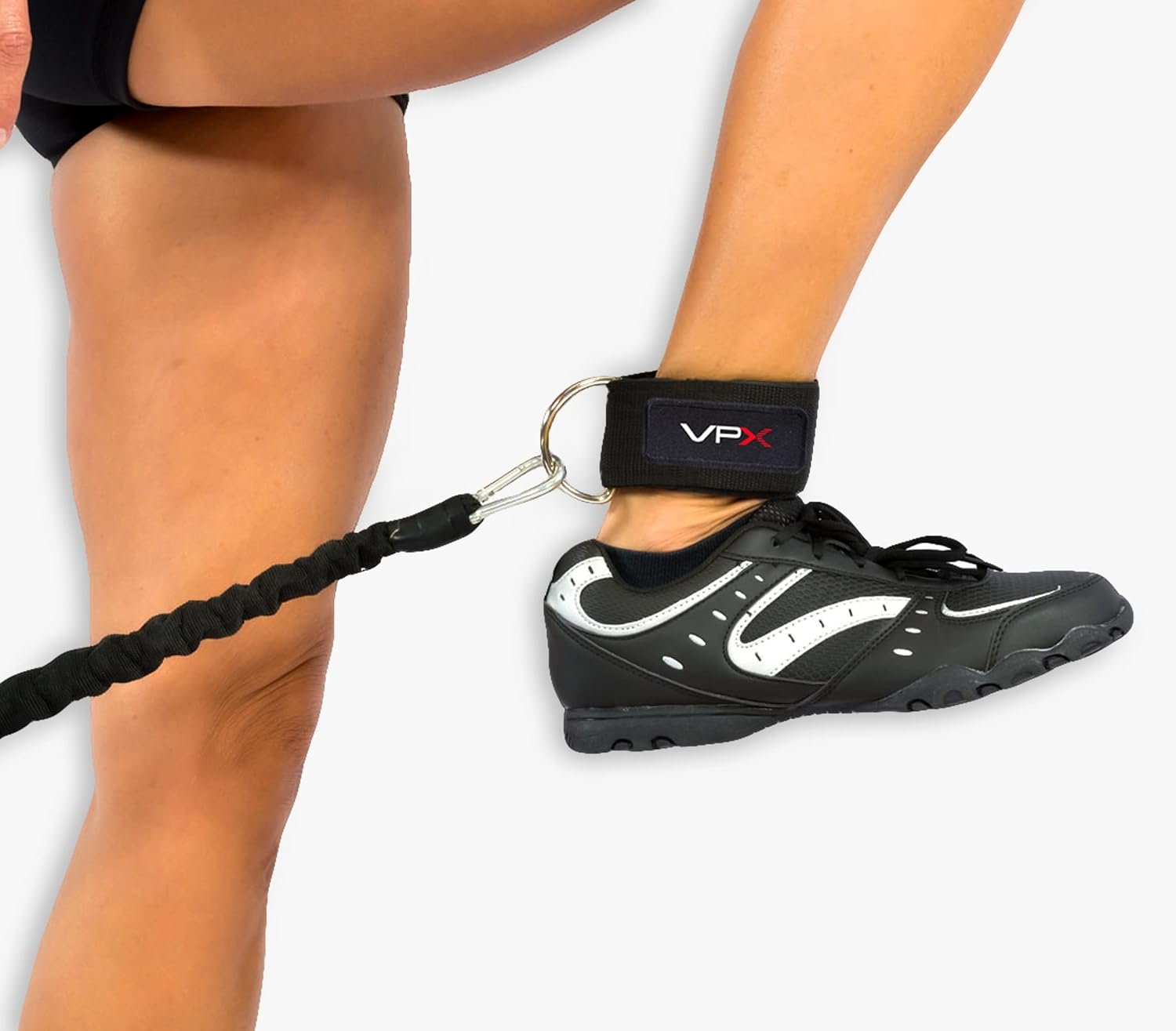VPX Ankle Wrist Straps For Cable Machines & Resistance Bands | Adjustable Padded Neoprene Heavy Duty Rings | Exercise Cuff Attachment | Home, Gym, Fitness, Hips, Glute, Legs, Arms, Abs, Men, & Women - Image 5
