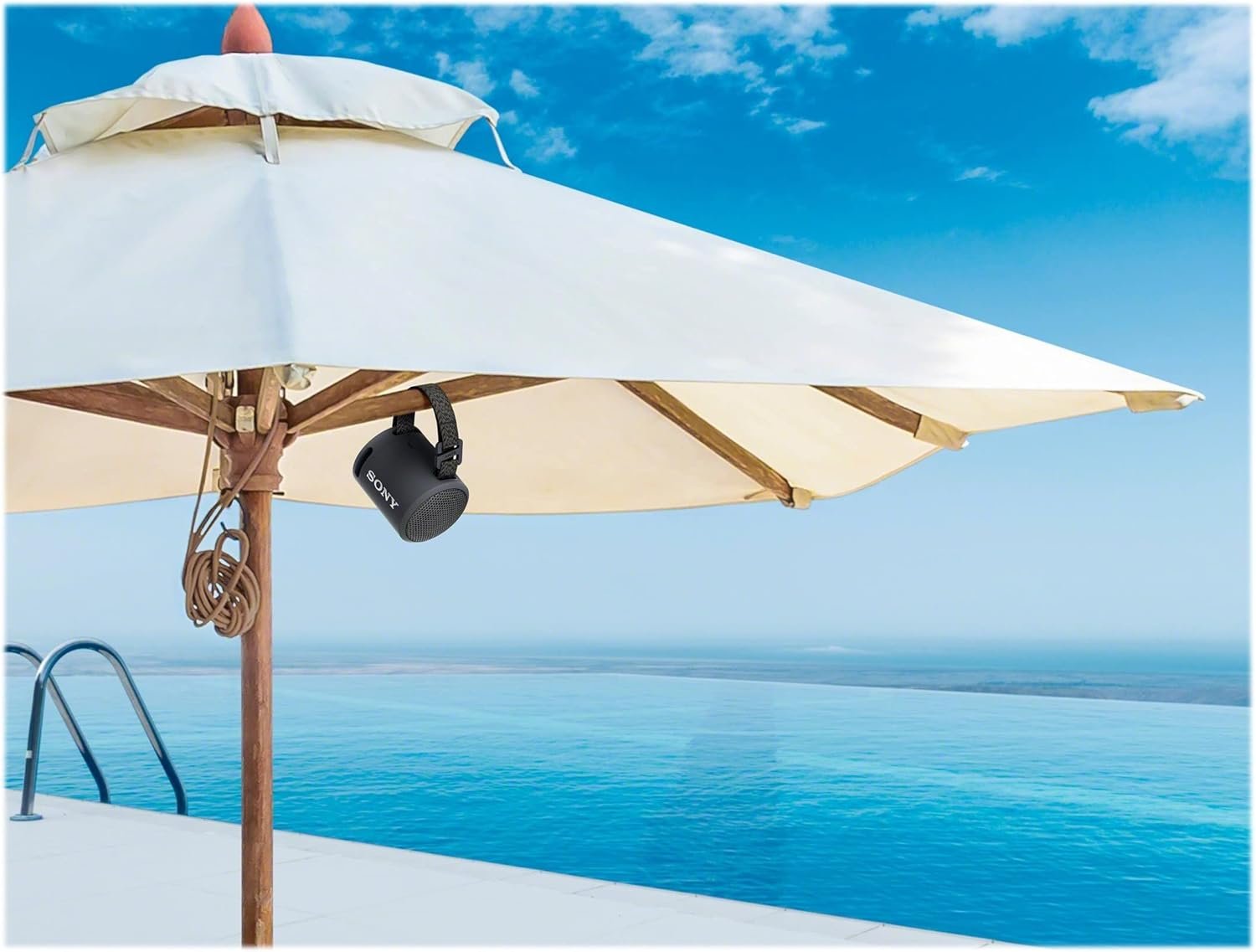 Sony Bluetooth Speaker. Bluetooth Speakers for Home. 16 Hour Battery - Portable Bluetooth Speakers Waterproof. Sony Speaker with Extra BASS - Black. Compact Outdoor Wireless Portable Speakers - Image 5