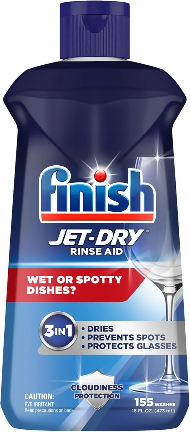 Finish Jet-Dry Liquid Rinse Aid, Dishwasher Rinse and Drying Agent, 23 fl oz, Packaging may vary ( Pack of 1 ) - Image 2