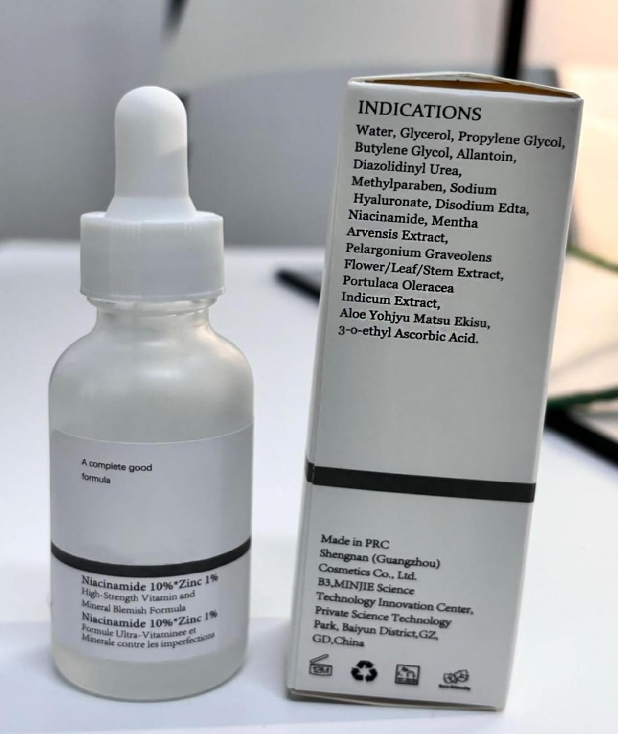 Niacinamide 10%+ Zinc 1% Serum For Face, Niacinamide Serum For Face, Dermatologist, Redness Relieve-30ml 1floz - Image 9