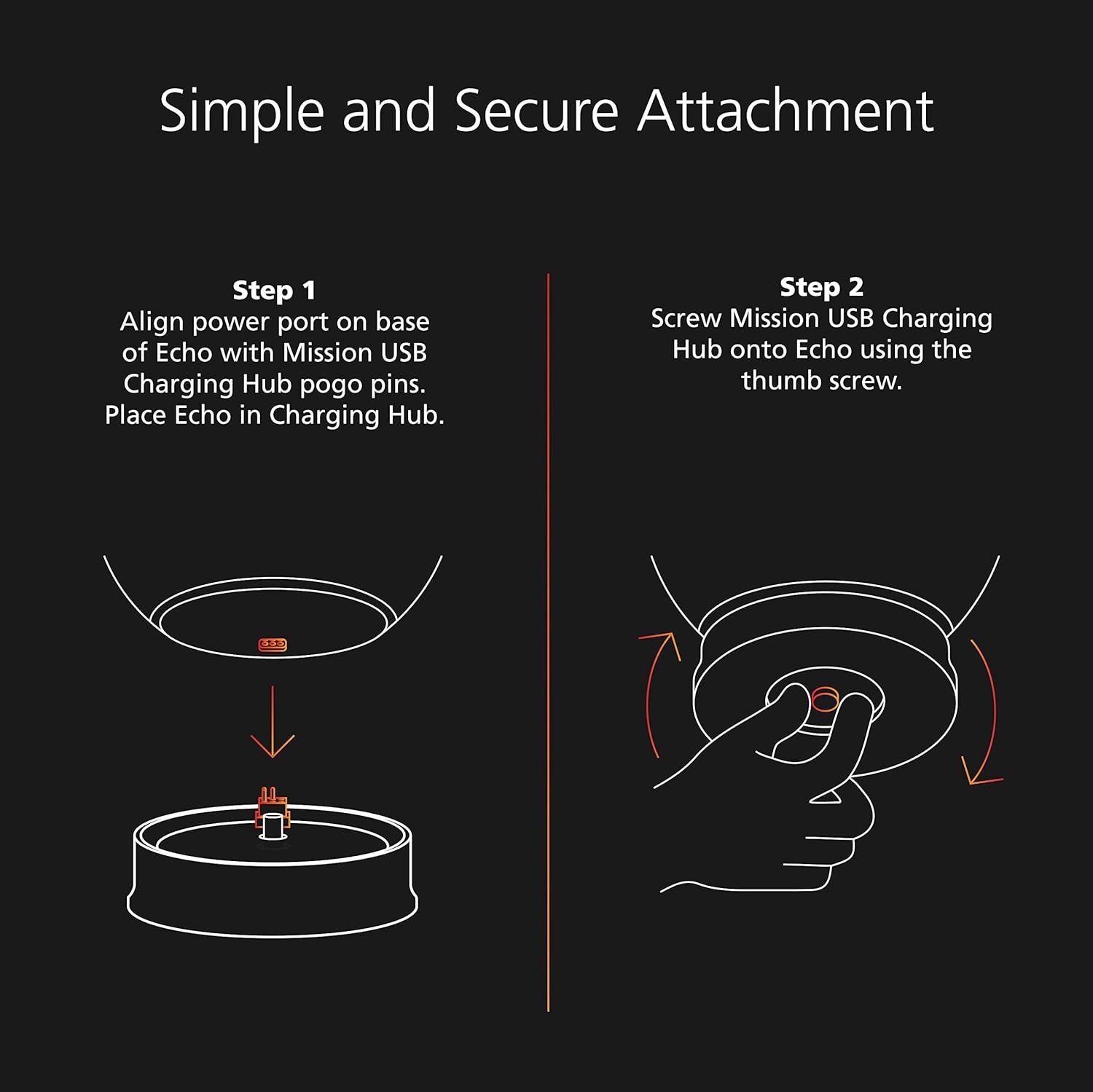 Made for Amazon Stand with USB-A charging ports for Echo (4th Gen) - Image 6