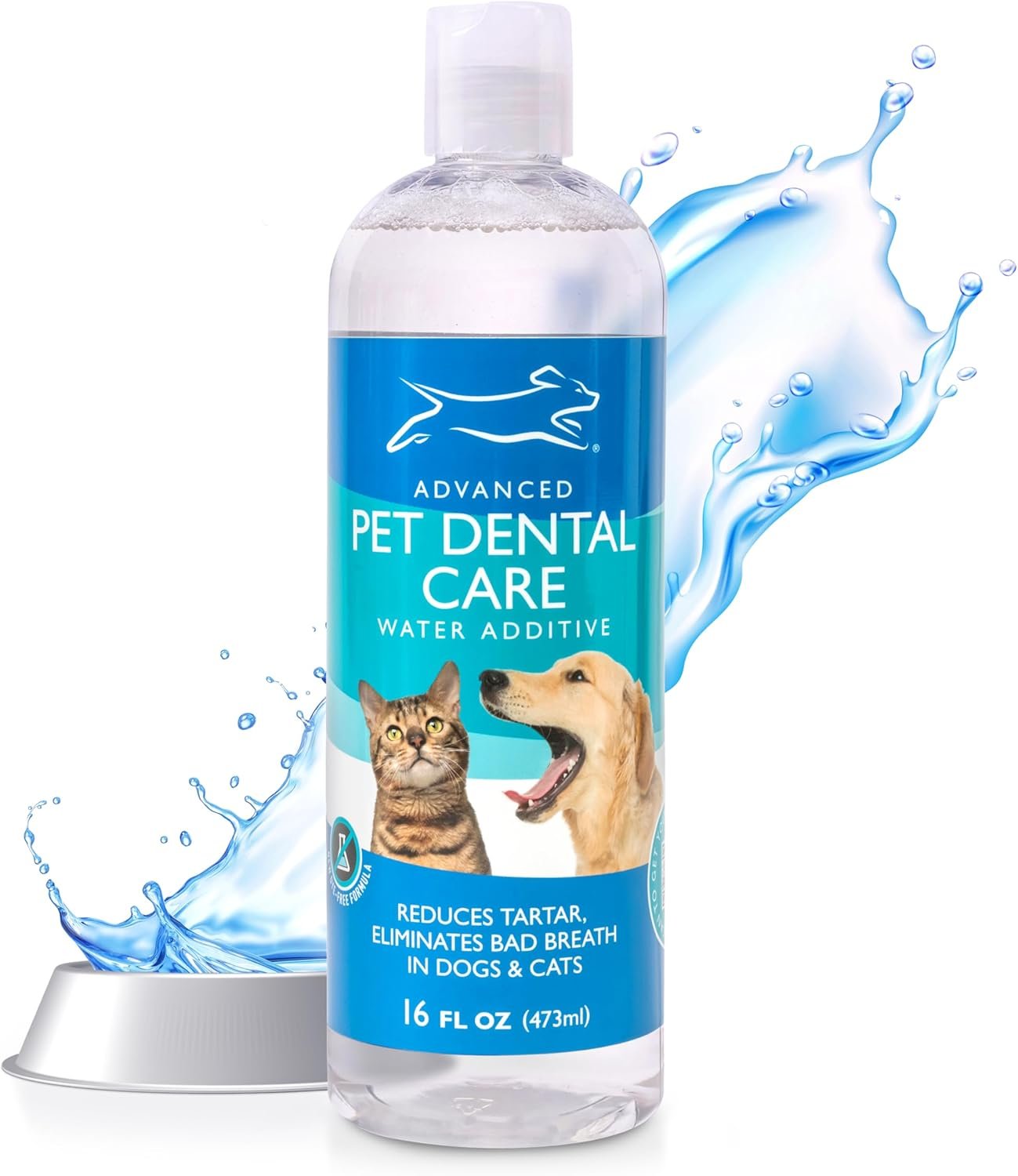 Emmy's Best EBPP Advanced Pet Dental Care Water Additive - Premium Cat & Dog Dental Care and Dog Breath Freshener - No Brush Formula Tartar & Plaque Remover for Dogs Teeth - Image 2