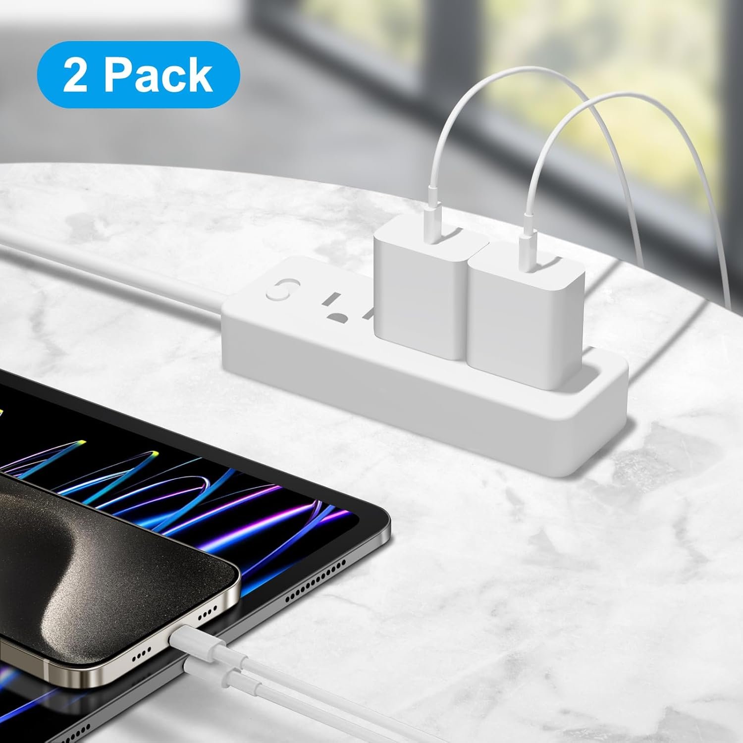 iPhone 16 15 Charger Fast Charging 10Ft - 2 Pack 20W USB C Wall Charger Block and Type C to C Cable Compatible with iPhone 16/16 Pro/16 Pro Max/iPhone 15, iPad Pro, Air 5/4, iPad 10/Mini 6 - Image 8