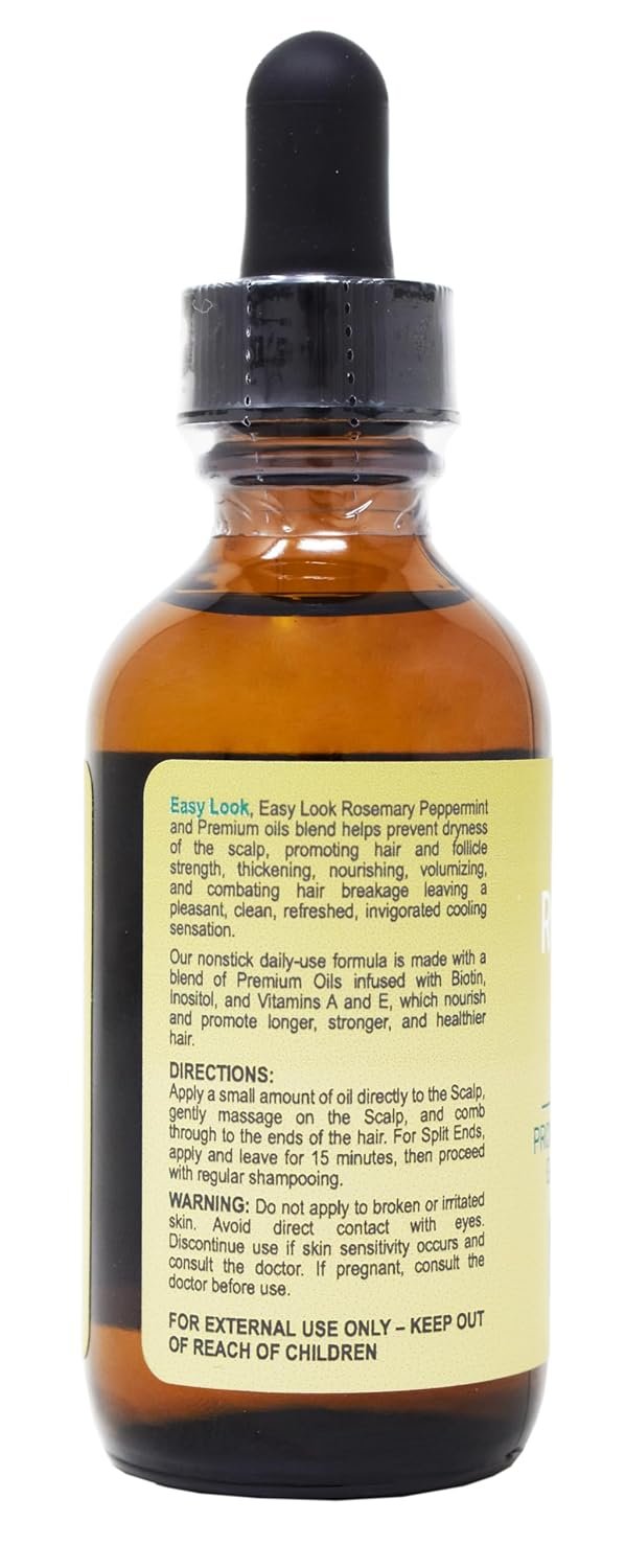 Rosemary Mint Scalp & Hair Strengthening Oil for All Hair Types, 2 Ounce - Image 7