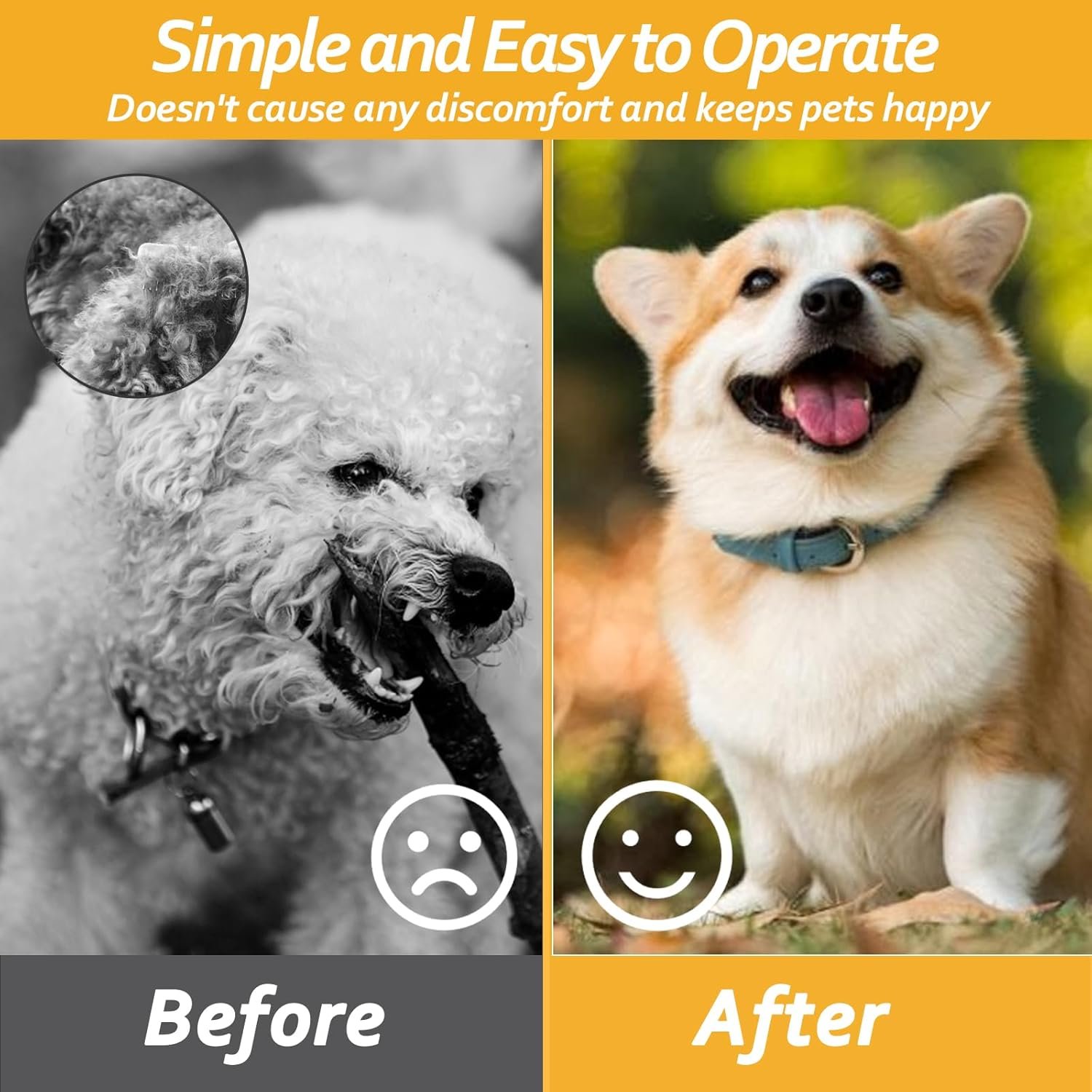 XANGNIER Pet Grooming Brush and Knotting Comb Tools,2024 Multifunctional Pet Shedding Comb for Removing Tangled and Loose Hair,Dematting Deshedding Undercoat Rake for Dogs/Cats Grooming Supplies,6 Pcs - Image 5