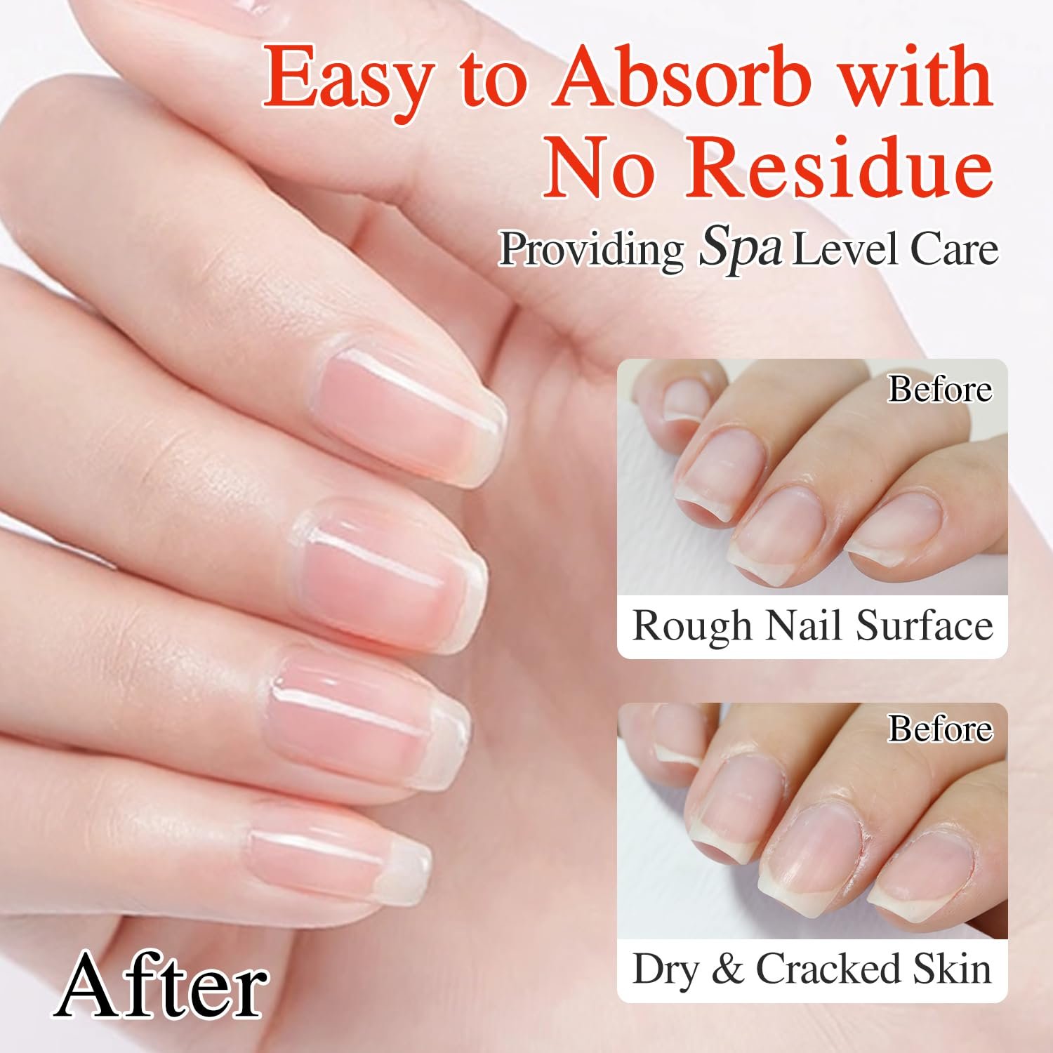 Double Rhythm Natural Cuticle Oil Revitalizing Cuticle Oil for Nails with Vitamin E Repaired Cuticles Overnight Cuticle Softener Nail Strengthener Protector for Damaged Dry Thin Nail - Image 7