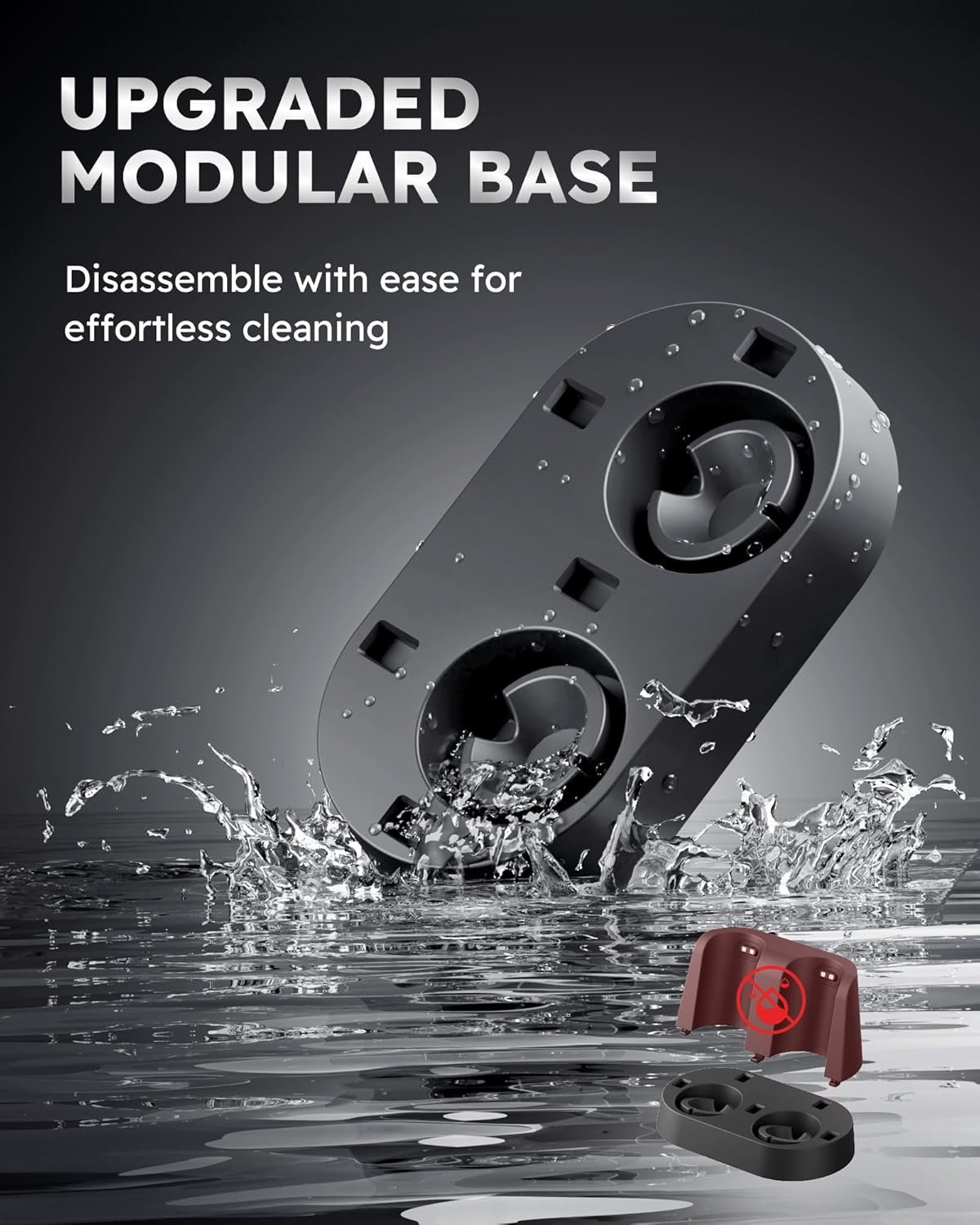 FORLIM Electric Salt and Pepper Grinder Set, USB Rechargeable Automatic Salt and Pepper Grinder Set with Upgraded Base, One Handed Operation Refillable Mill with Light, Adjustable Coarseness - 2 Mills - Image 7