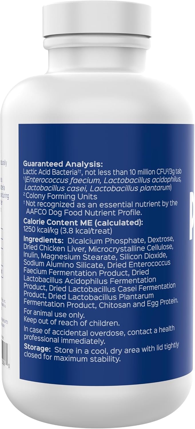 Probios Dog Digestive Support - Digestive Tablets with Probiotics for Dogs, Daily Pet Probiotics for Dogs, Liver Flavored, 180 Count, by Vets Plus - Image 3
