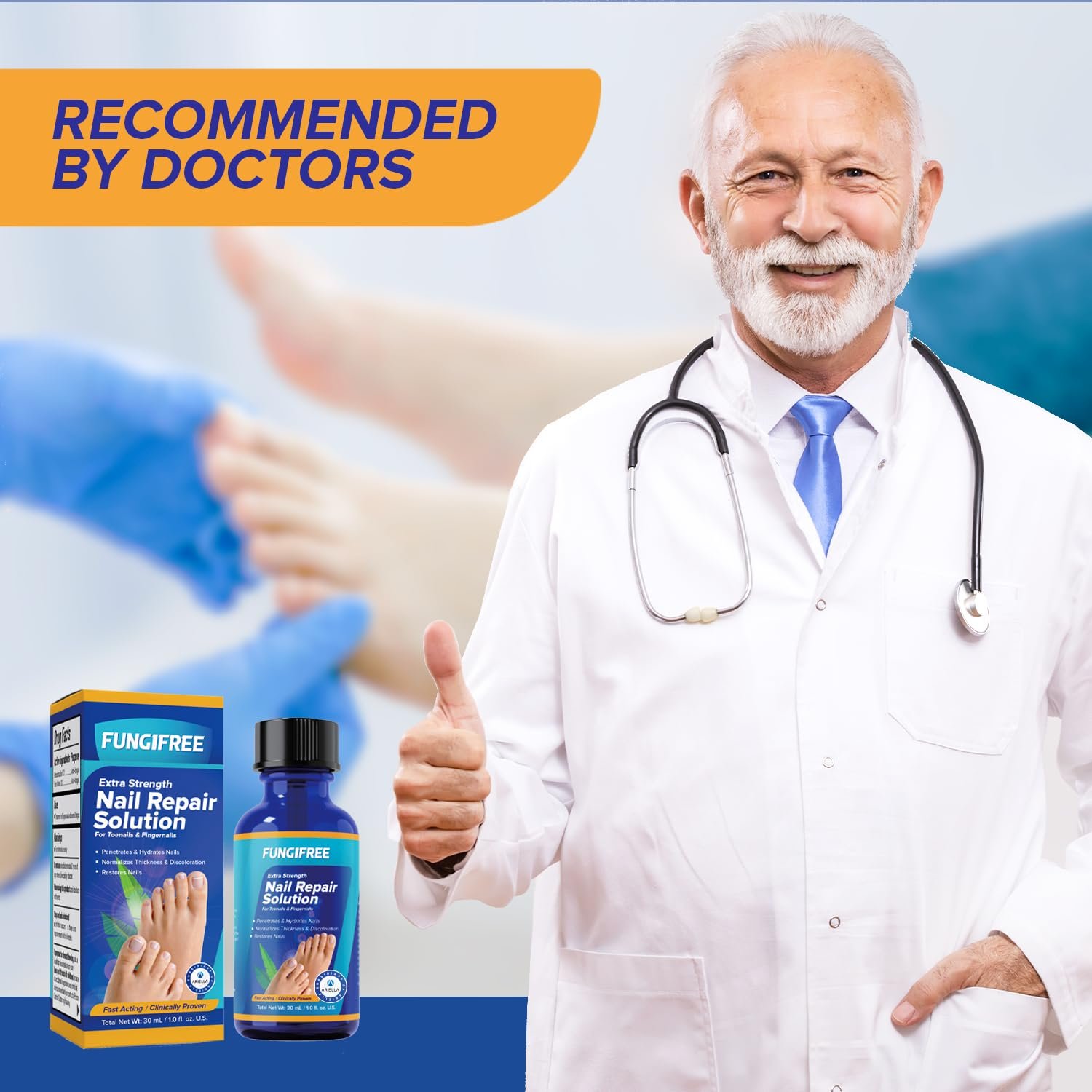 Toenail Fungus Treatment for Nail Repair: Toenail Fungus Treatment Extra Strength for Athlete's Foot of Discolored Damaged Nails Care At Home (30ml) - Image 8