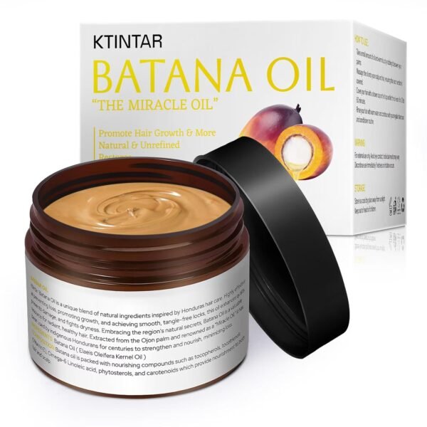 100% Natural Pure Batana Oil for Hair Growth, Unrefined & Organic, Sourced from Honduras - Enhances Hair Thickness, Prevents Hair Loss, Repairs Damaged Hair for Men & Women (4.23 fl oz) - Image 3