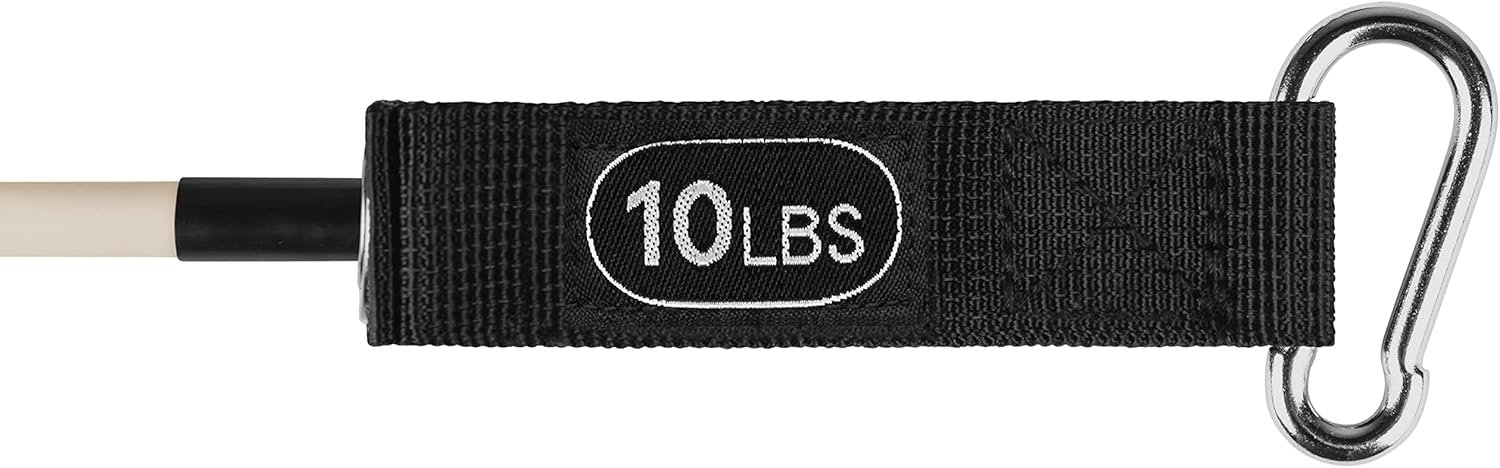 Retrospec Train Resistance Bands Set (5pc) Workout Bands w/Handles, Door Anchor, Carry Bag for Women & Men - Image 7