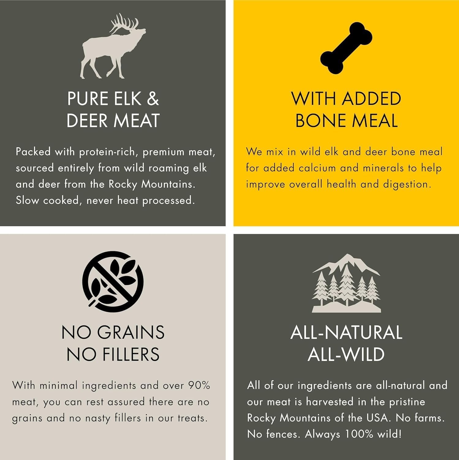 Training Treat Nibs for Dogs, Elk & Deer Protein, Rewards for Effective Dog Training, All Natural, No Fillers, No Artificial Preservatives, Dog Training Treats (4 Ounce, 1, Count) - Image 4