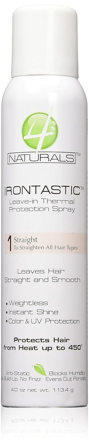 Irontastic Leave In Thermal Protection Spray, 4 Ounce - Image 2