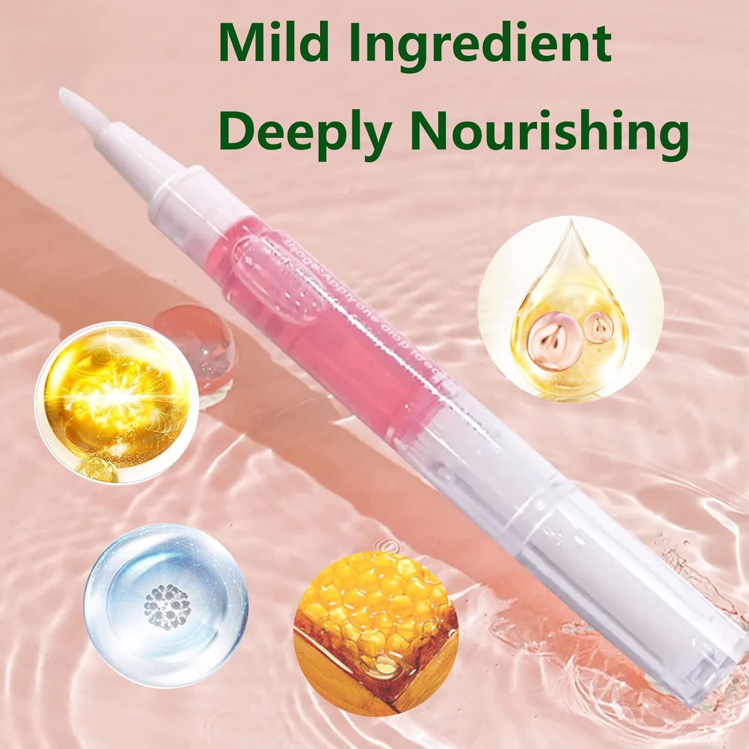 6Pcs Cuticle Oil for Nails, Cuticle Oil Pen Bulk, Moisturizing Cuticle Softner, Nail Growth Treatment, Cuticle Protectors, Nail Strengthener, Nail Care Set for Thin, Damaged, Cracked, Peeling Nails - Image 5