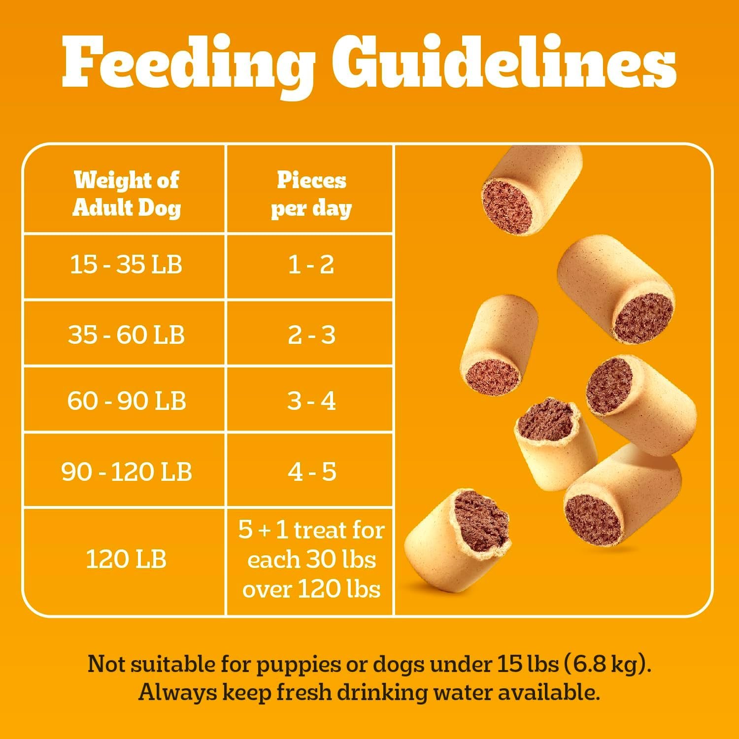 PEDIGREE MARROBONE Dog Treats Real Beef Flavor Crunchy Dog Biscuit, 6 lb. Pack - Image 9