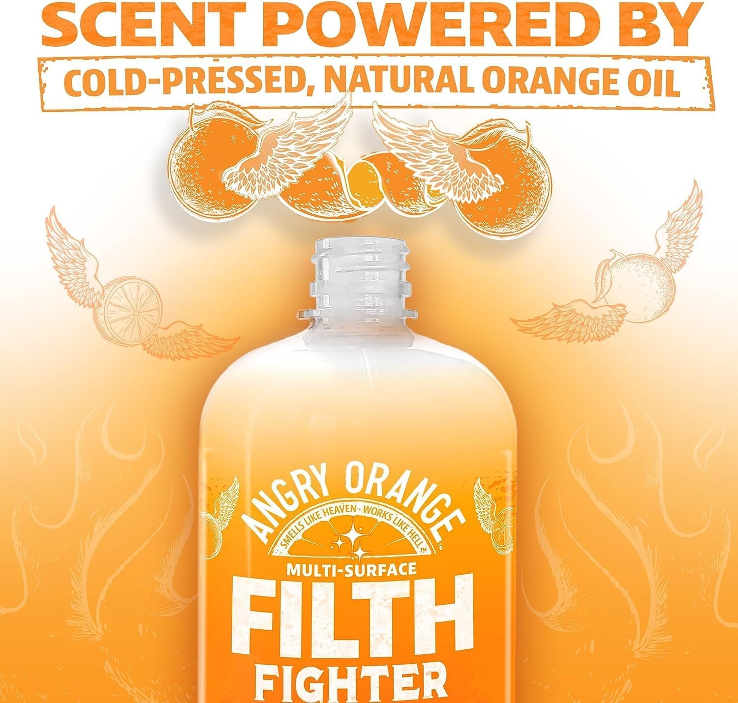 ANGRY ORANGE All-Purpose Cleaner Spray, Multipurpose for Kitchen and Bathroom, 24 Fl. Oz - Pack of 2 - Image 7