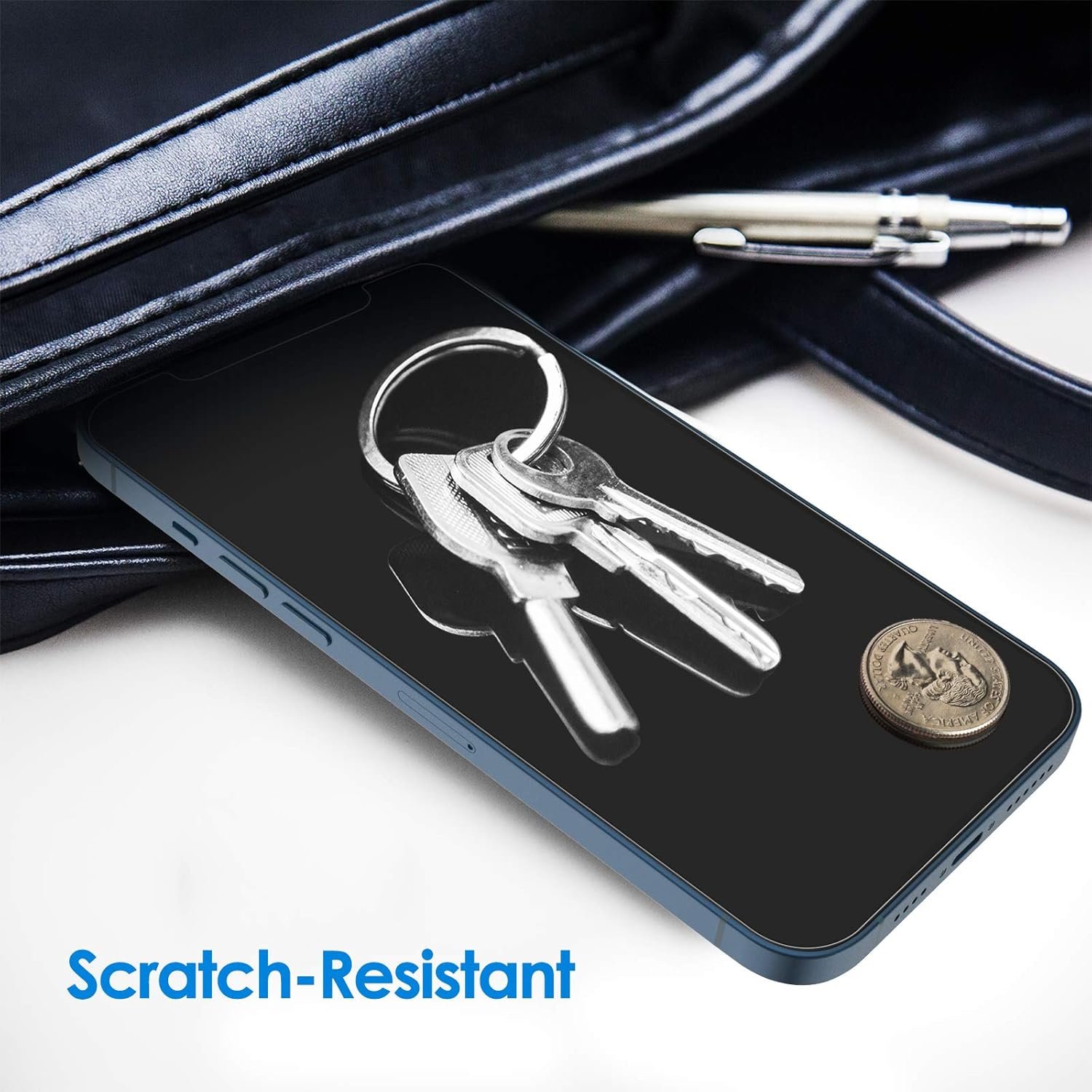 JETech Screen Protector for iPhone 12 Pro Max 6.7-Inch, Tempered Glass Film, 3-Pack - Image 5