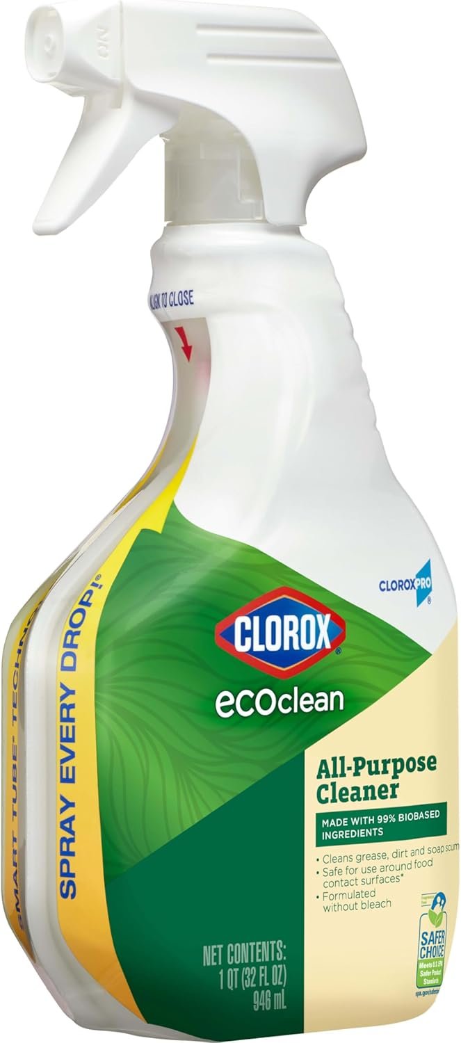 CLOROX CloroxPro EcoClean All-Purpose Cleaner Spray Bottle, 32 Fluid Ounces (Pack of 2) - Image 9