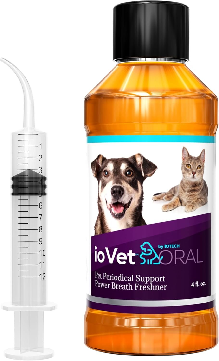 Recommended by Veterinarians Because it Simply Works Better. ioVet Oral Pet Water additive effortlessly Helps Your pet to The Clean, Healthy Mouth & Dazzling Fresh Breath You've Always Hoped for. - Image 2
