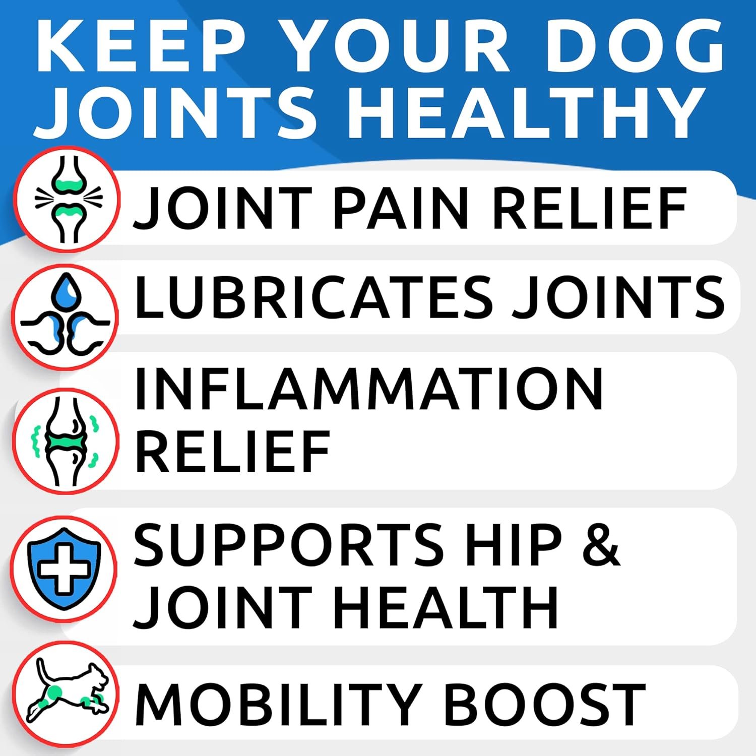 BARK&SPARK Advanced Hemp Chews for Dog Joint Pain Relief - Glucosamine Chondroitin Hemp Treats Hip Joint Health - Joint Supplement Large Breed & Small - Hemp Treats Joints Old Senior Dog (120Ct) - Image 3