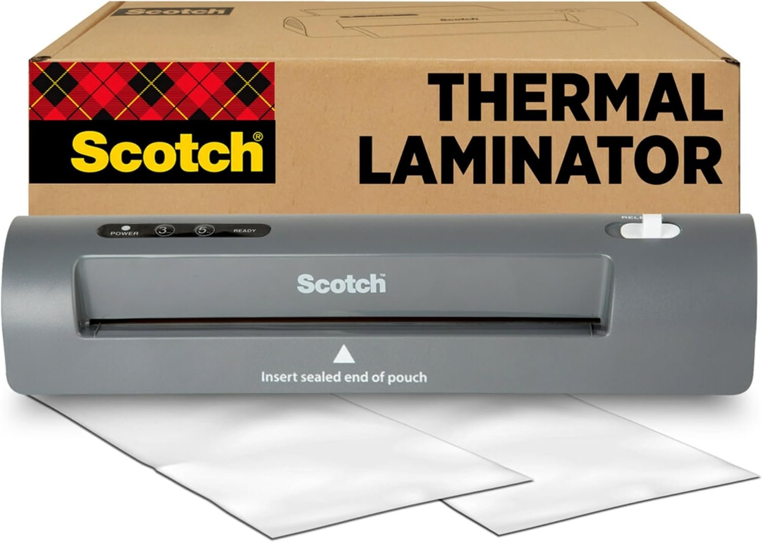 Scotch TL901X Thermal Laminator, 1 Laminating Machine, Gray, Laminate Recipe Cards, Photos and Documents, For Home, Office or School Supplies, 9 in. - Image 2