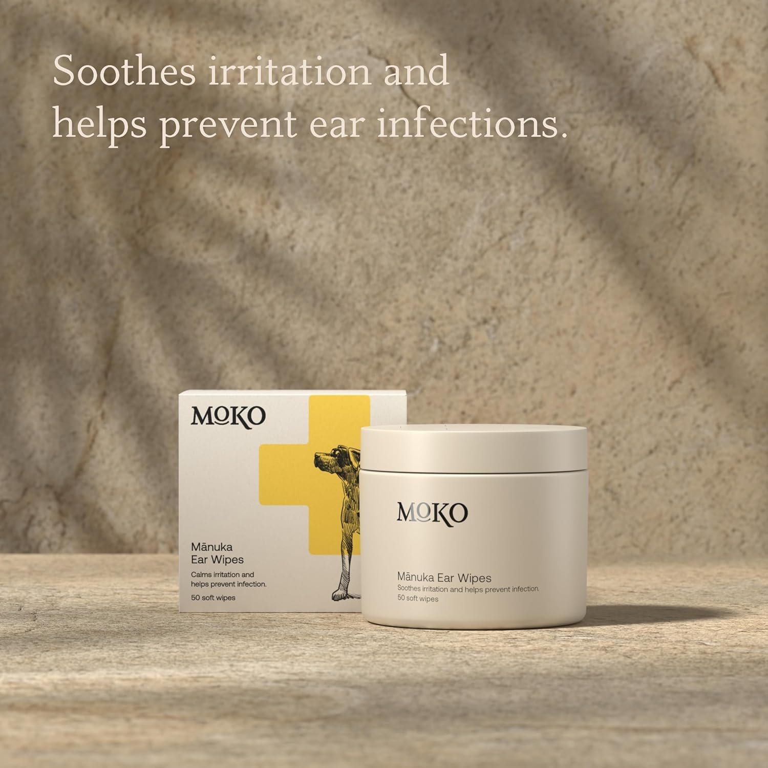 Manuka Dog Ear Cleaner Wipes - Otic Cleanser for Dogs to Stop Ear Itching, and Infections with Aloe and Manuka Honey - 50 Count - Image 3