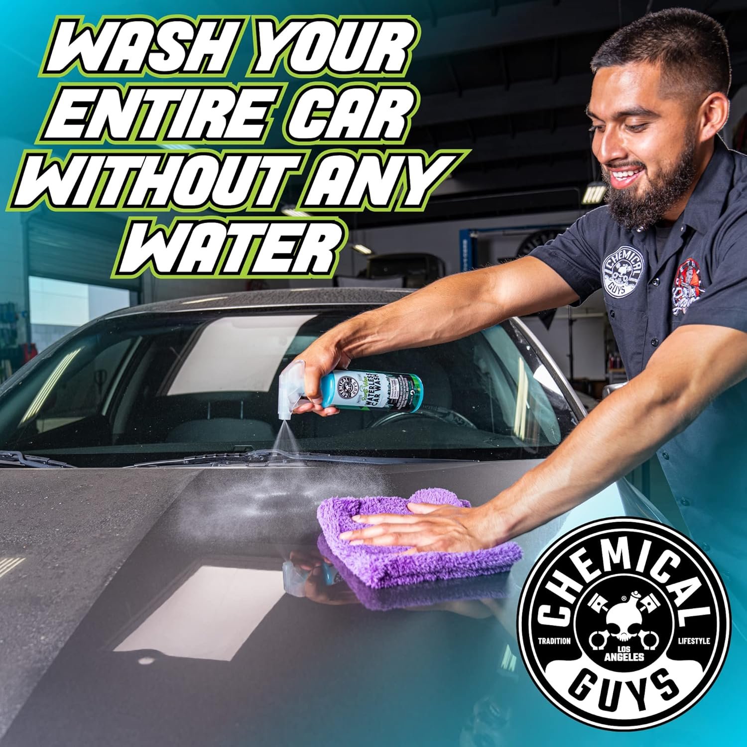 Chemical Guys Swift Wipe Waterless Car Wash, Safe for Cars, Trucks, Motorcycles, RVs & More, 16 fl oz - Image 3