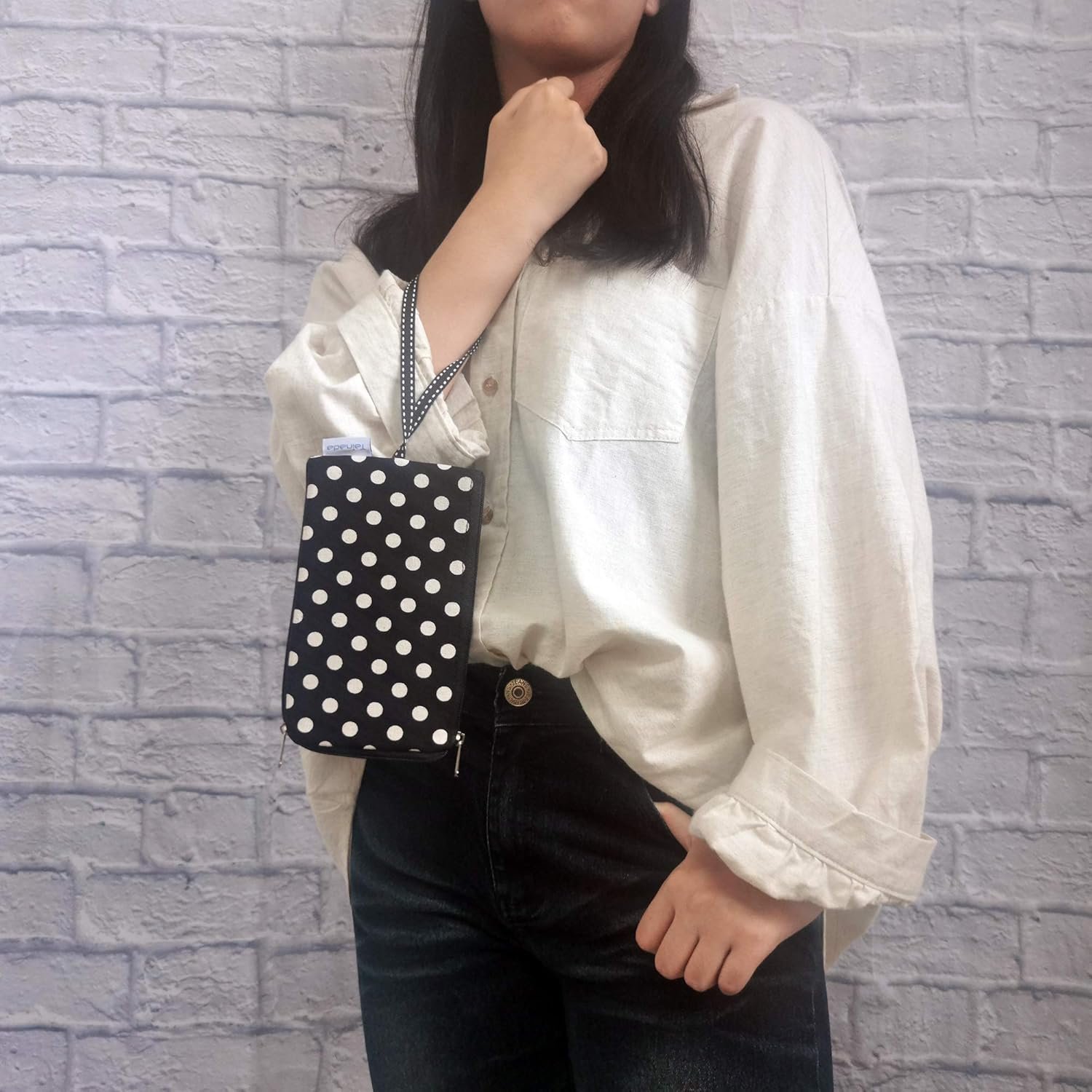 Tainada Women Phone Wristlet Clutch Dual Zippered Wallet Purse Pouch Bag for iPhone 15 Pro Max, 15 Plus, Samsung S23+ - Image 3