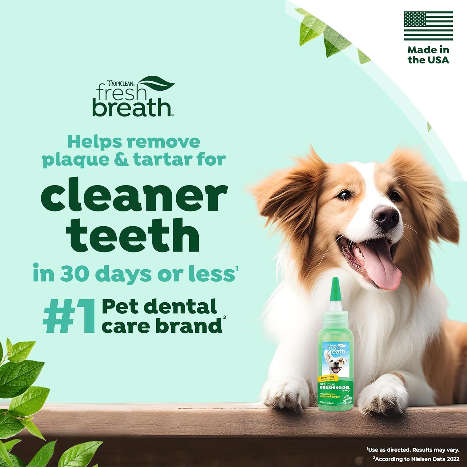 TropiClean Oral Care Brushing Gel for Dogs & Cats| Dog Toothpaste | Pet Dental Gel | Dog Teeth Cleaning Use with Pet Toothbrush | 2 oz - Image 3