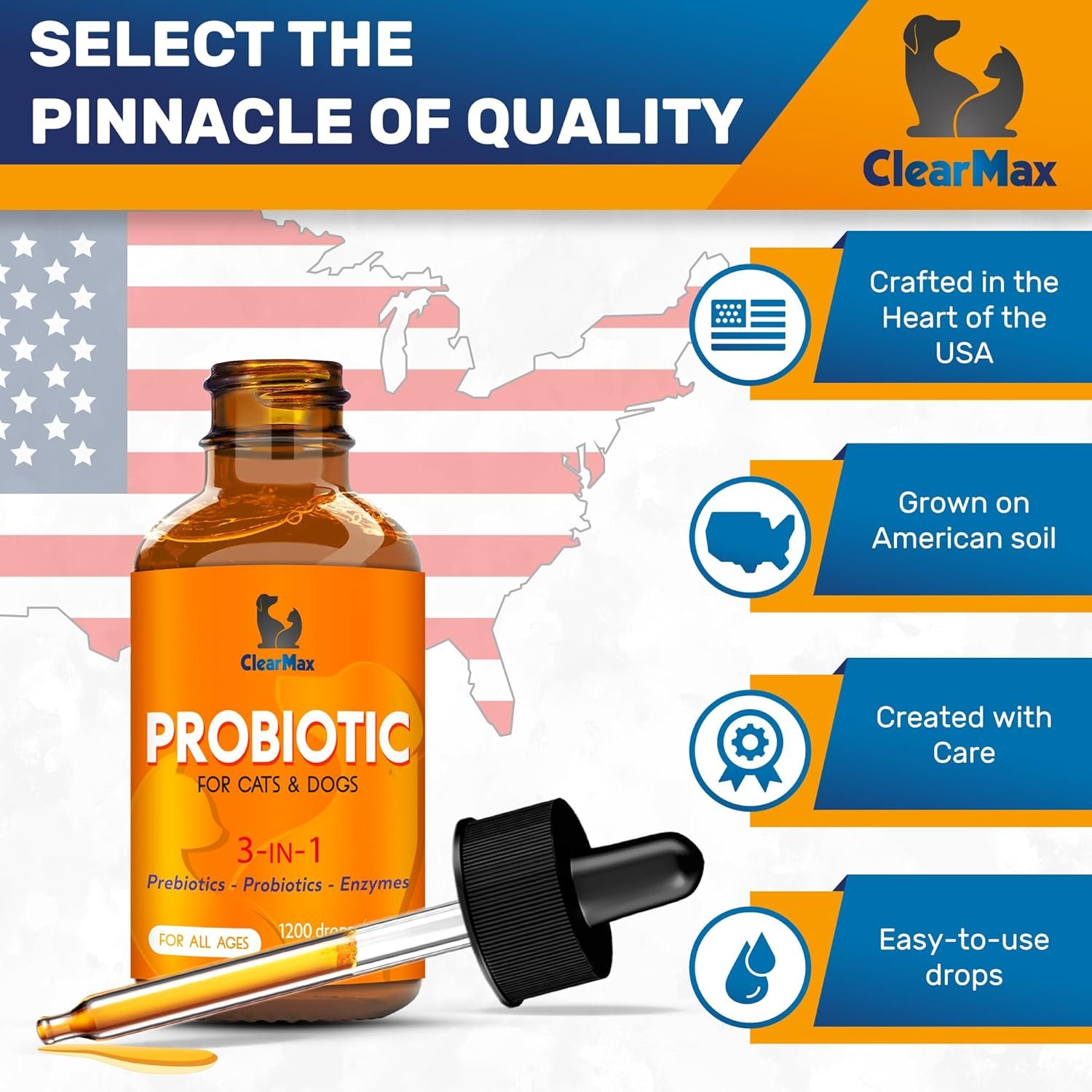 Probiotics for Dogs ◆ Cat Probiotic ◆ Great Dog Probiotics and Digestive Enzymes for Pet ◆ Dog Digestive Enzymes & Pure Prebiotic ◆ Canine Probiotic ◆ Probiotics for Cats ◆ Puppy Probiotic - Image 7