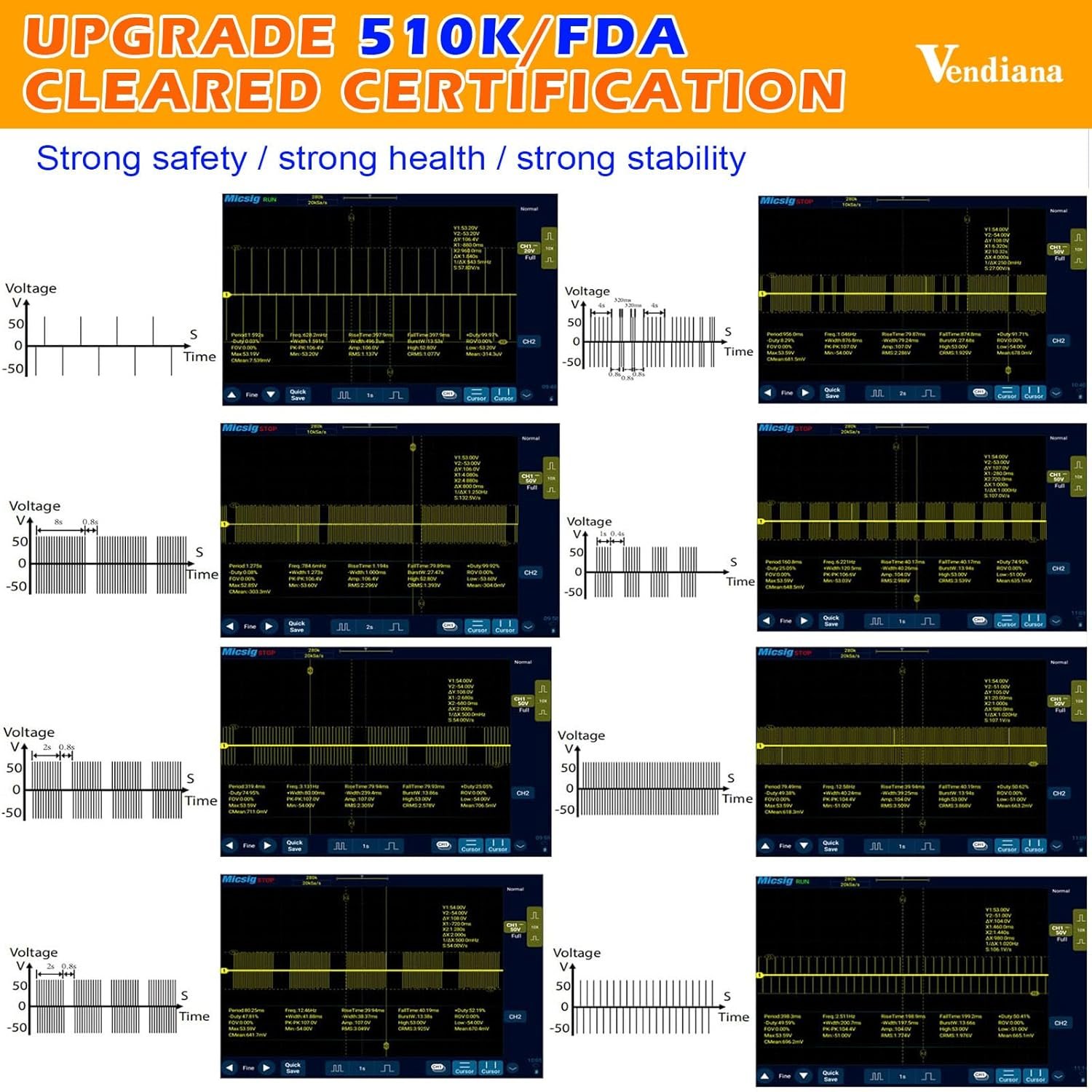 ABS Stimulator Muscle Toner Flex Fitness Belt for Arm Foot and Waist FDA Cleared AB Machine Abdominal Toning Ems AB Electro Stimulators Body Exercise Equipment Abdomen Home Office Workout - Image 3