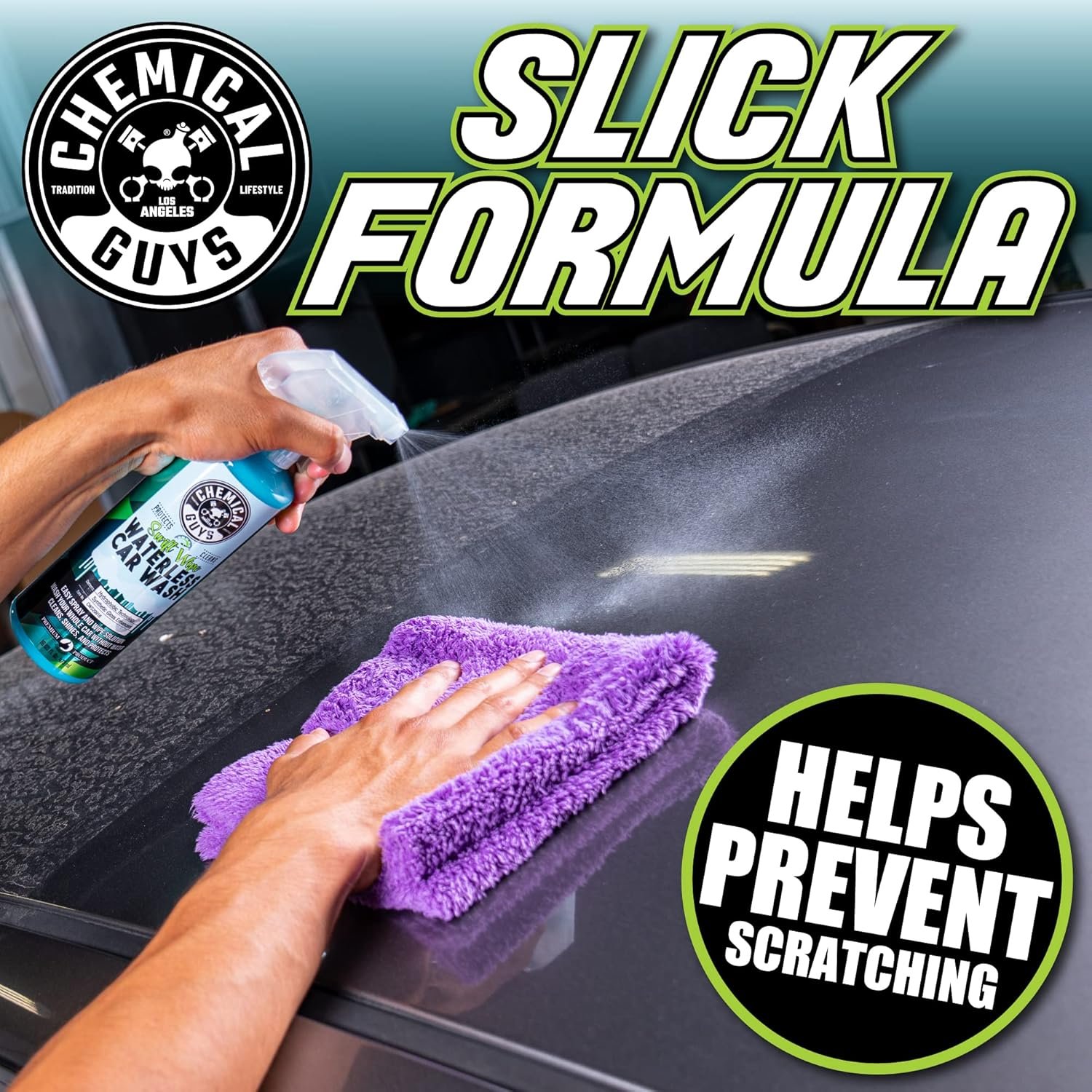 Chemical Guys Swift Wipe Waterless Car Wash, Safe for Cars, Trucks, Motorcycles, RVs & More, 16 fl oz - Image 7