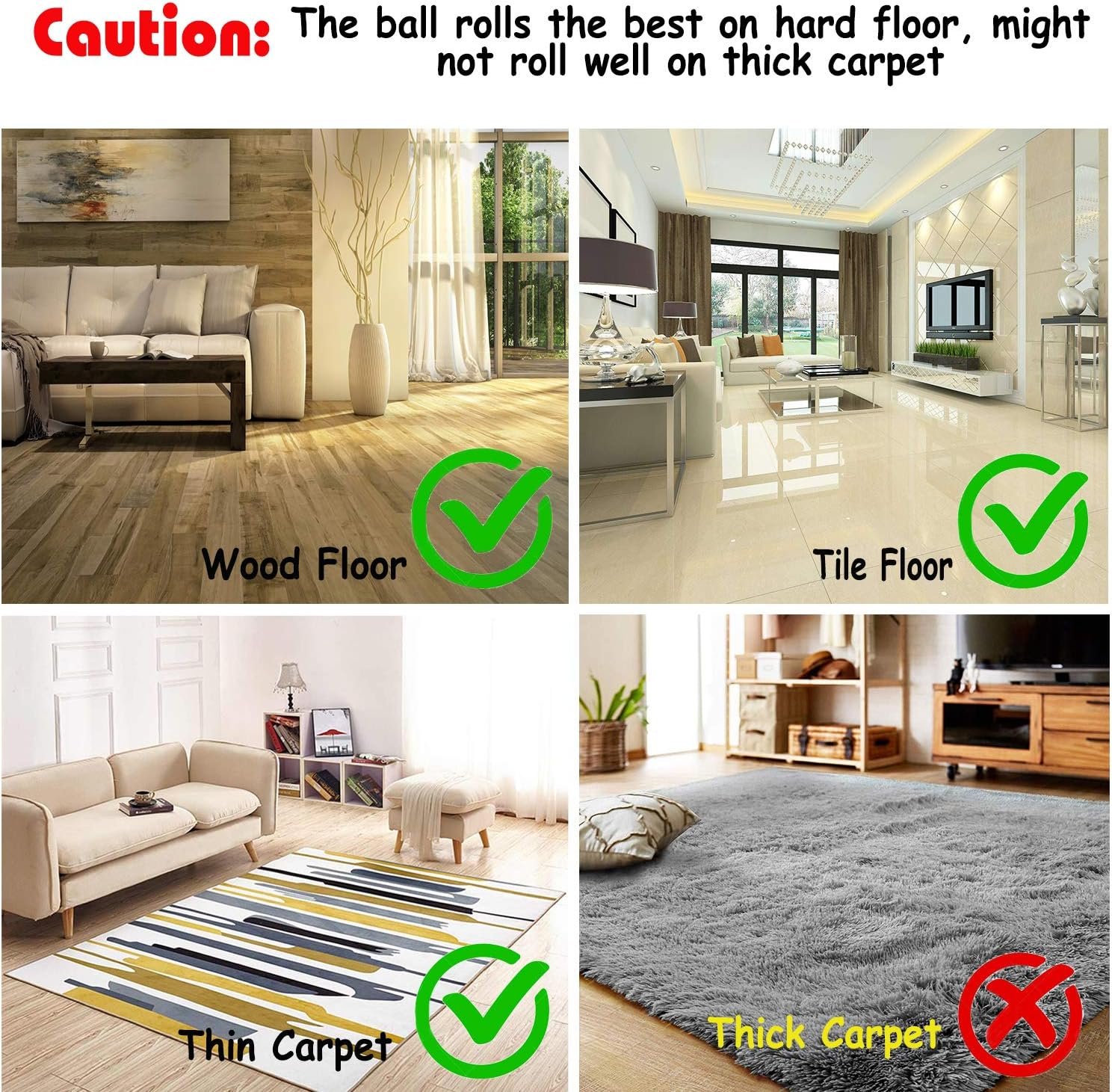 YOFUN Smart Interactive Cat Toy - New Upgraded 360 Degree Self Rotating Ball, USB Rechargeable Wicked Ball, Build-in Spinning Led Light, Stiulate Hunting Instinct for Your Kitty (White) - Image 7