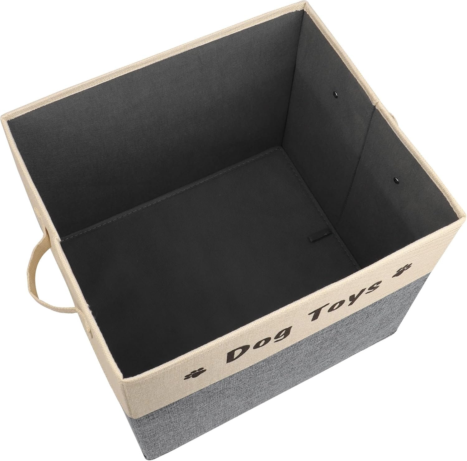 PET ARTIST Foldable Dog Toy Bin for Dog Toys Accessories - Collapsible Dog Toy Basket Storage Box for Pet Toys,Dog Coat - Image 7