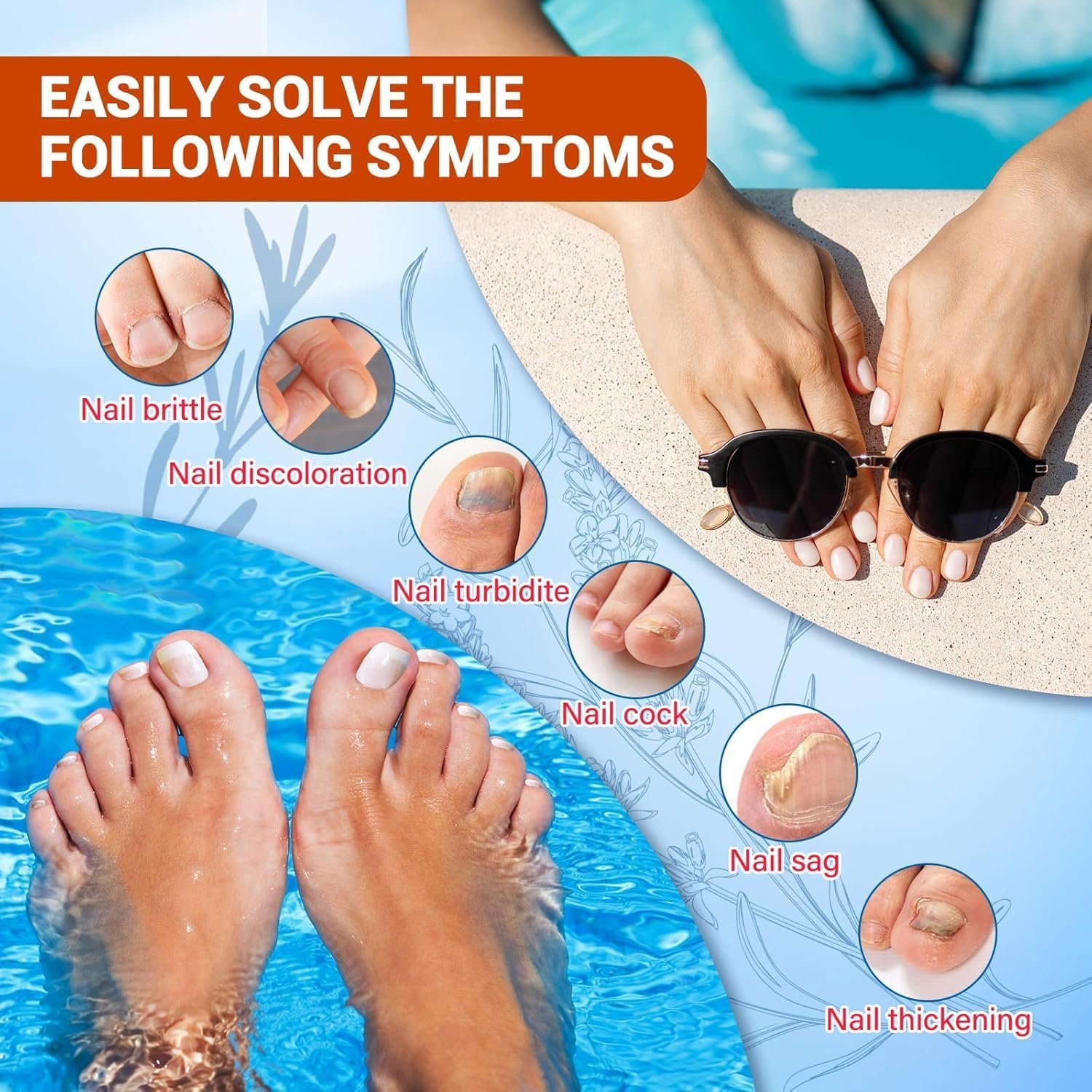 Toenail Fungus Treatment, Toe Nail Fungus Treatment for Toenail & Fingernails, Extra Strength Effective Enhancing Nail Repair for Finger & Toenail Safely & Gently Nail Repair, Toenail Softener -30ML - Image 3