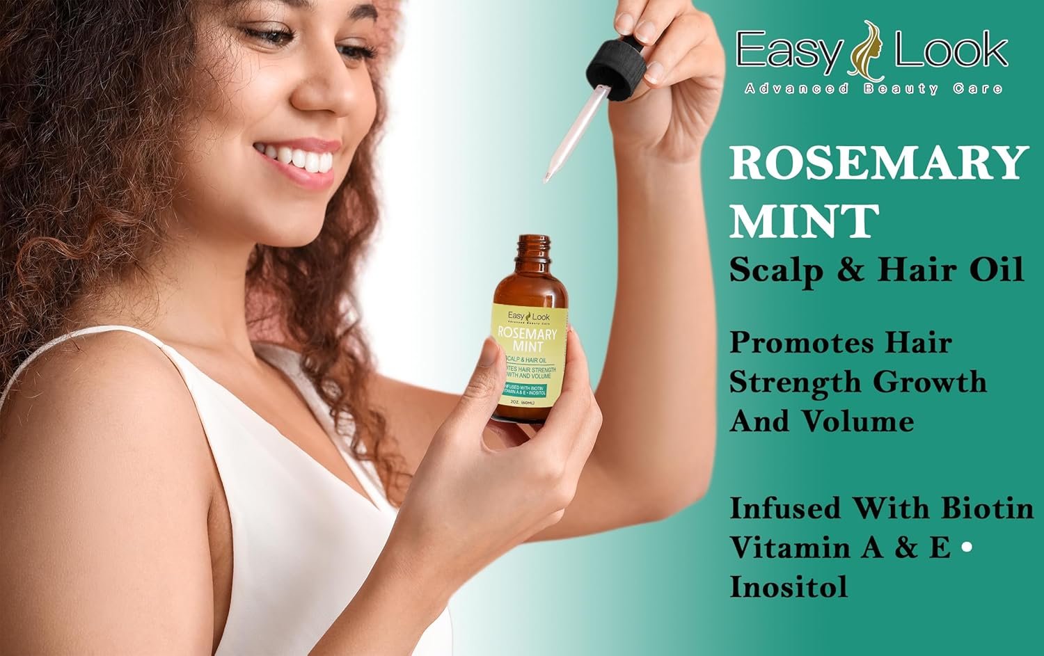 Rosemary Mint Scalp & Hair Strengthening Oil for All Hair Types, 2 Ounce - Image 6