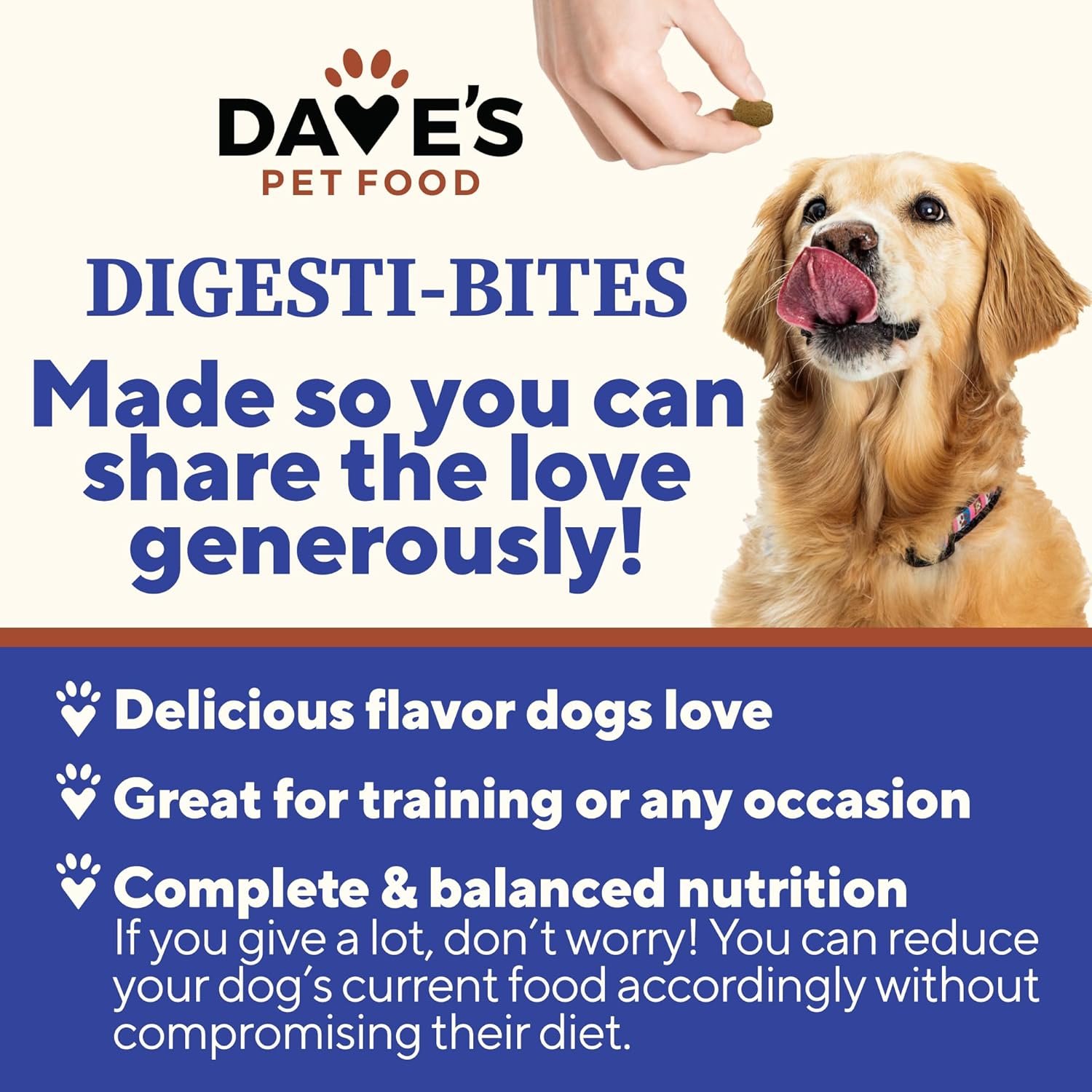 Dave's Pet Food Digesti-Bites Easy to Digest Freeze Dried Chicken Dog Treats with Pumpkin Fiber & Probiotics, Complete & Balanced Nutritious, Freeze Dried Dog Food Topper, USA Made (12 oz) - Image 3