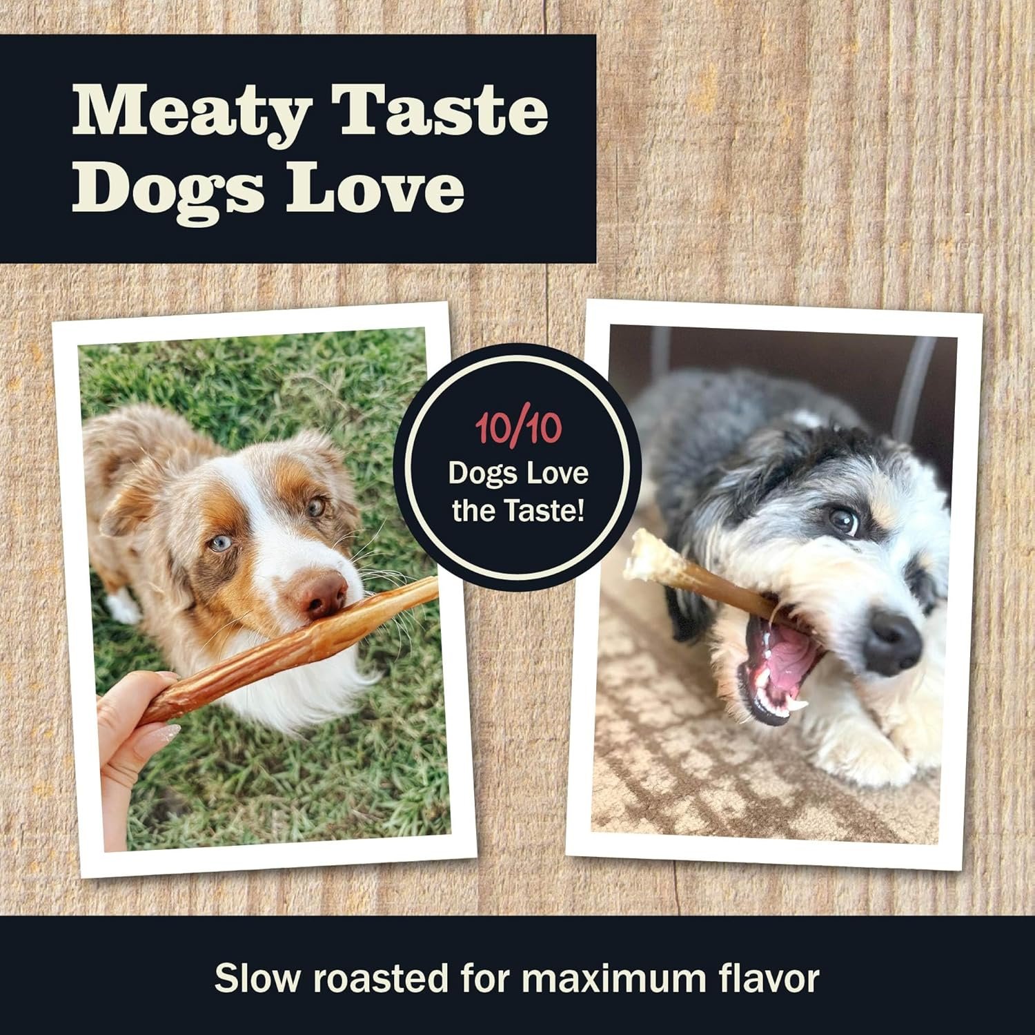 Redbarn Pet Products All Natural 5-8" Bully Sticks for Small & Large Dogs - Healthy Long Lasting Chews Variety Party Pack - 100% Beef Single Ingredient Low Odor Rawhide Free Dental Treats - 8 oz Bag - Image 6