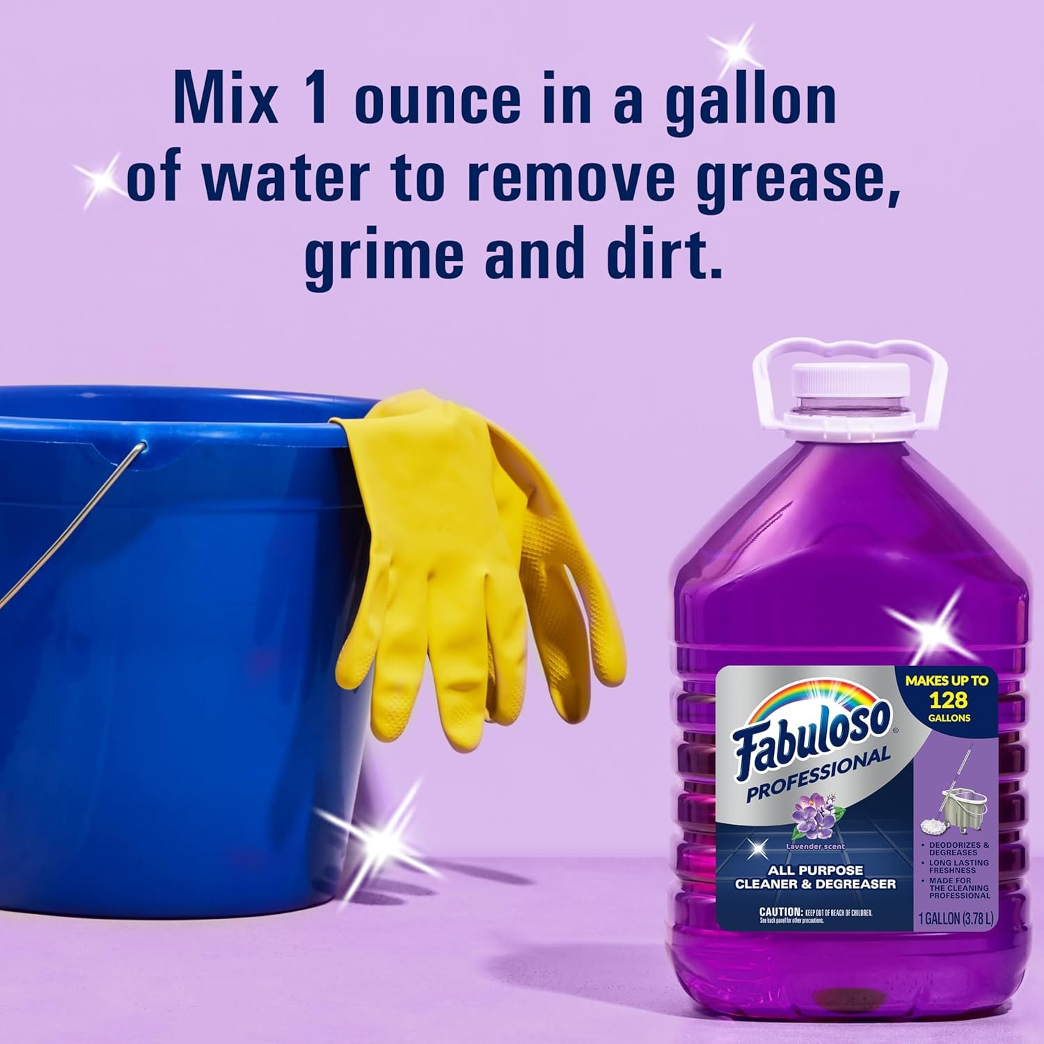 Fabuloso Professional All Purpose Cleaner & Degreaser - Lavender, 1 Gallon (Pack of 1) - Image 9