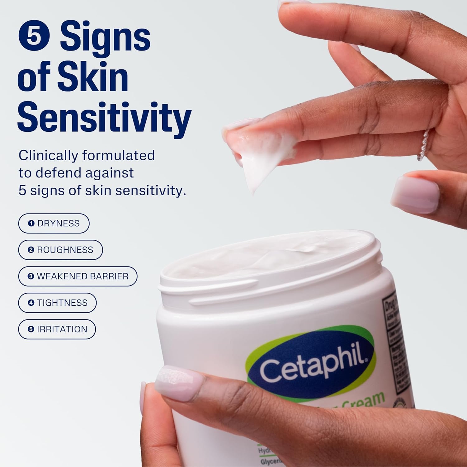 Cetaphil Face & Body Moisturizer, Hydrating Moisturizing Cream for Dry to Very Dry, Sensitive Skin, NEW 8.8 oz, Fragrance Free, Non-Comedogenic, Non-Greasy (Packaging May Vary) - Image 4