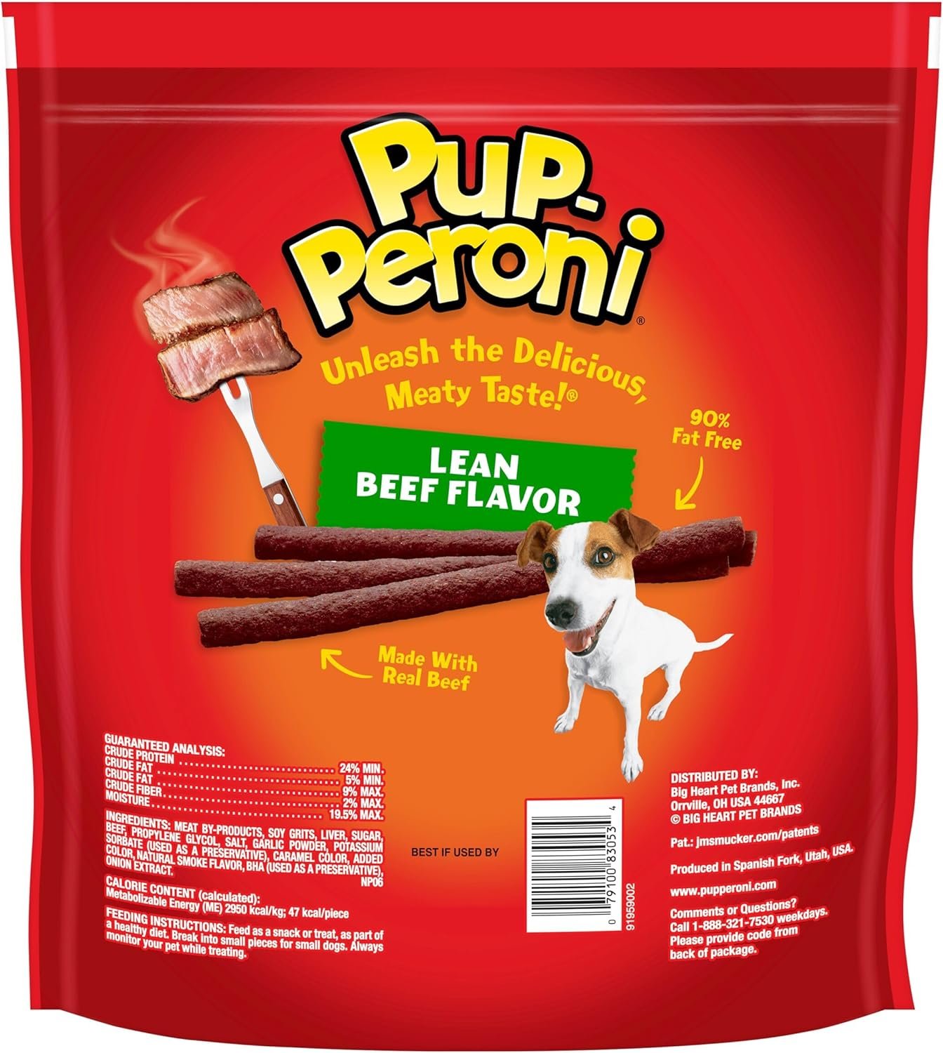 Pup-Peroni Lean Beef Flavor Dog Treats, Made with Real Beef, 38 Ounce Bag - Image 4