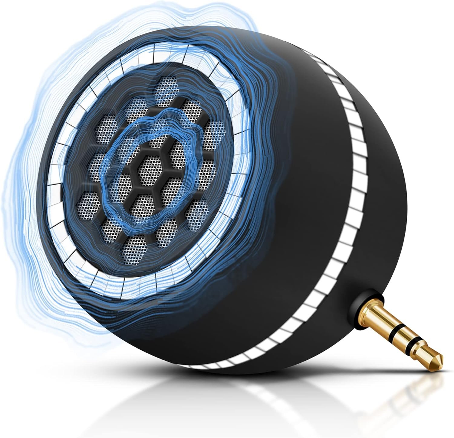 Mini Portable Speaker, 3W Mobile Phone Speaker Line-in Speaker with 3.5mm AUX Audio Interface for Smartphone/Tablet/Computer - Image 2